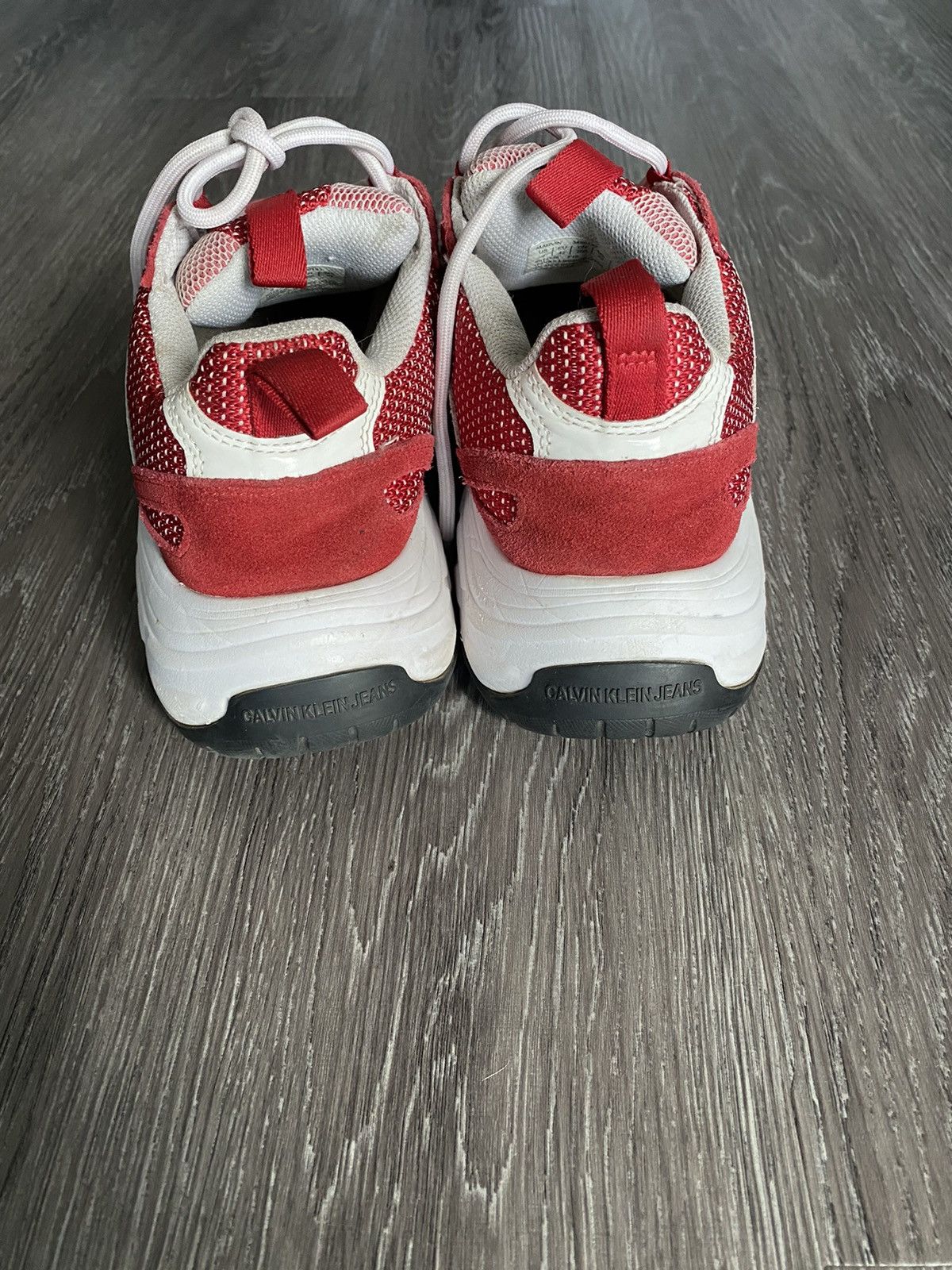 Calvin Klein Calvin Klein Jeans Sneakers Red and White Chunky Shoes Size US 9 / EU 42 - 6 Thumbnail