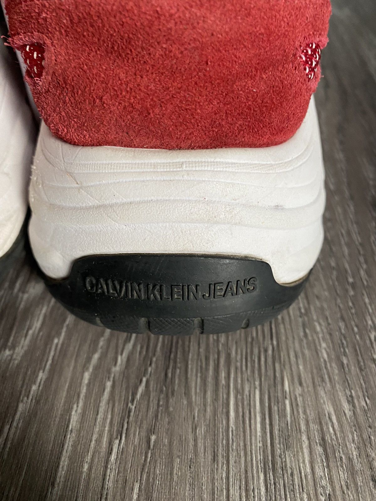Calvin Klein Calvin Klein Jeans Sneakers Red and White Chunky Shoes Size US 9 / EU 42 - 7 Thumbnail