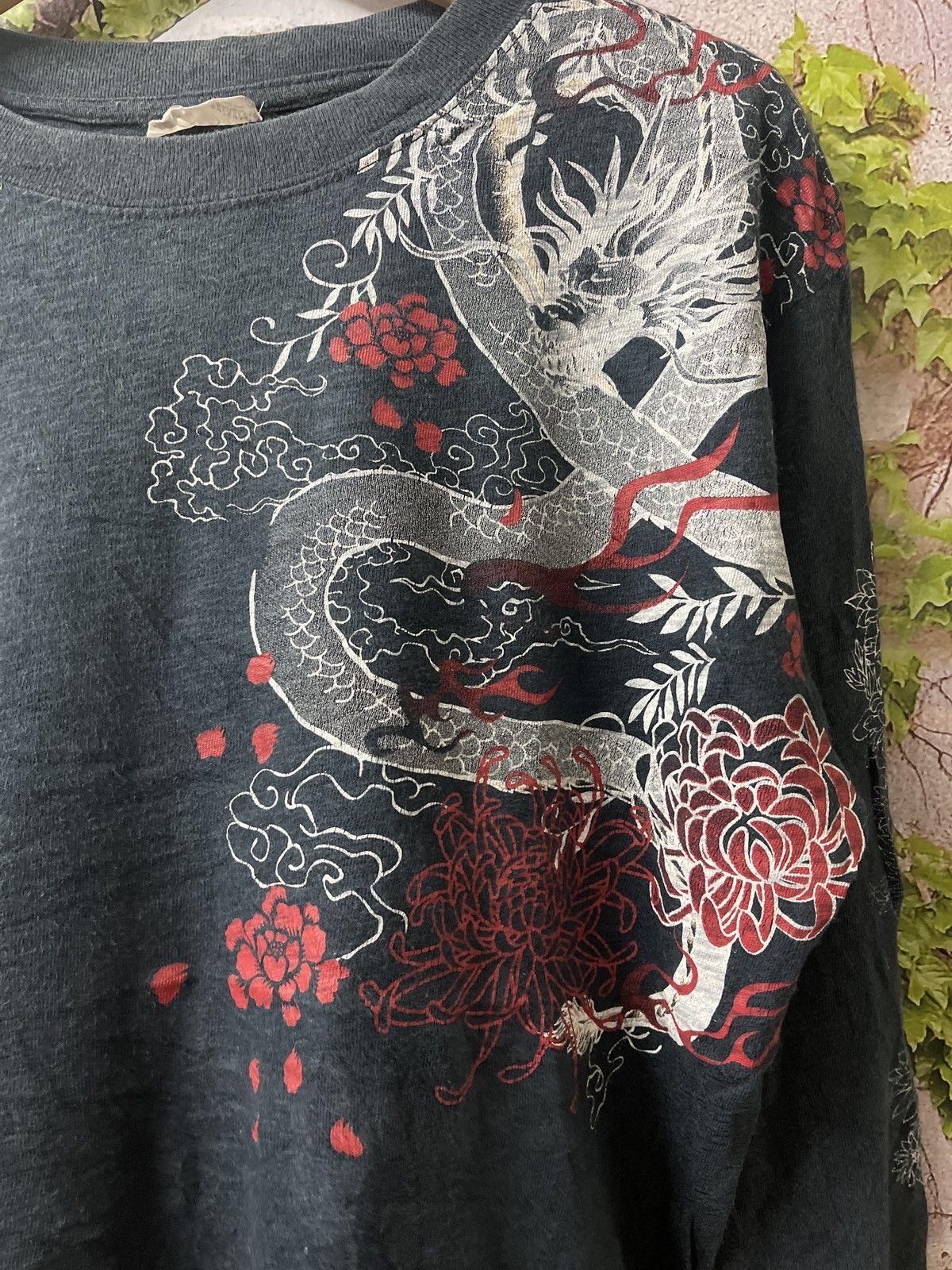 Japanese Brand SUKAJAN DRAGON EMBROIDERY LONG SLEEVE VERY RARE Size US M / EU 48-50 / 2 - 2 Thumbnail