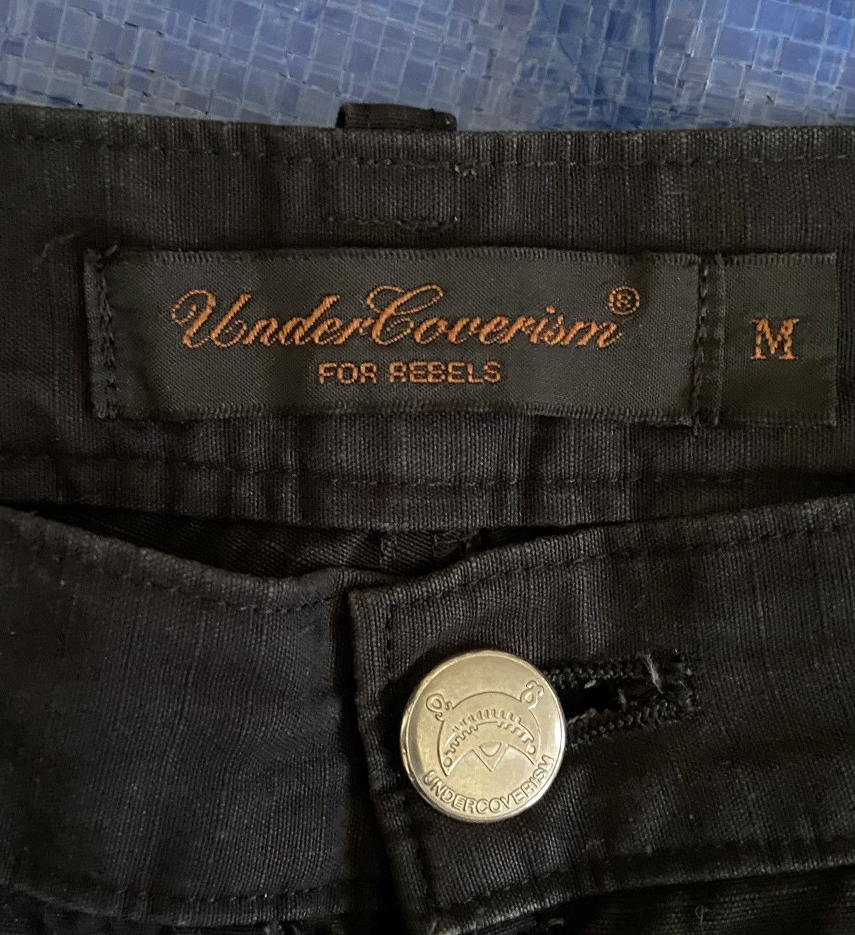 Jun Takahashi × Undercover 2003 Undercover “Scab” Peace Not Compromise Cargo Pants Size US 30 / EU 46 - 5 Thumbnail