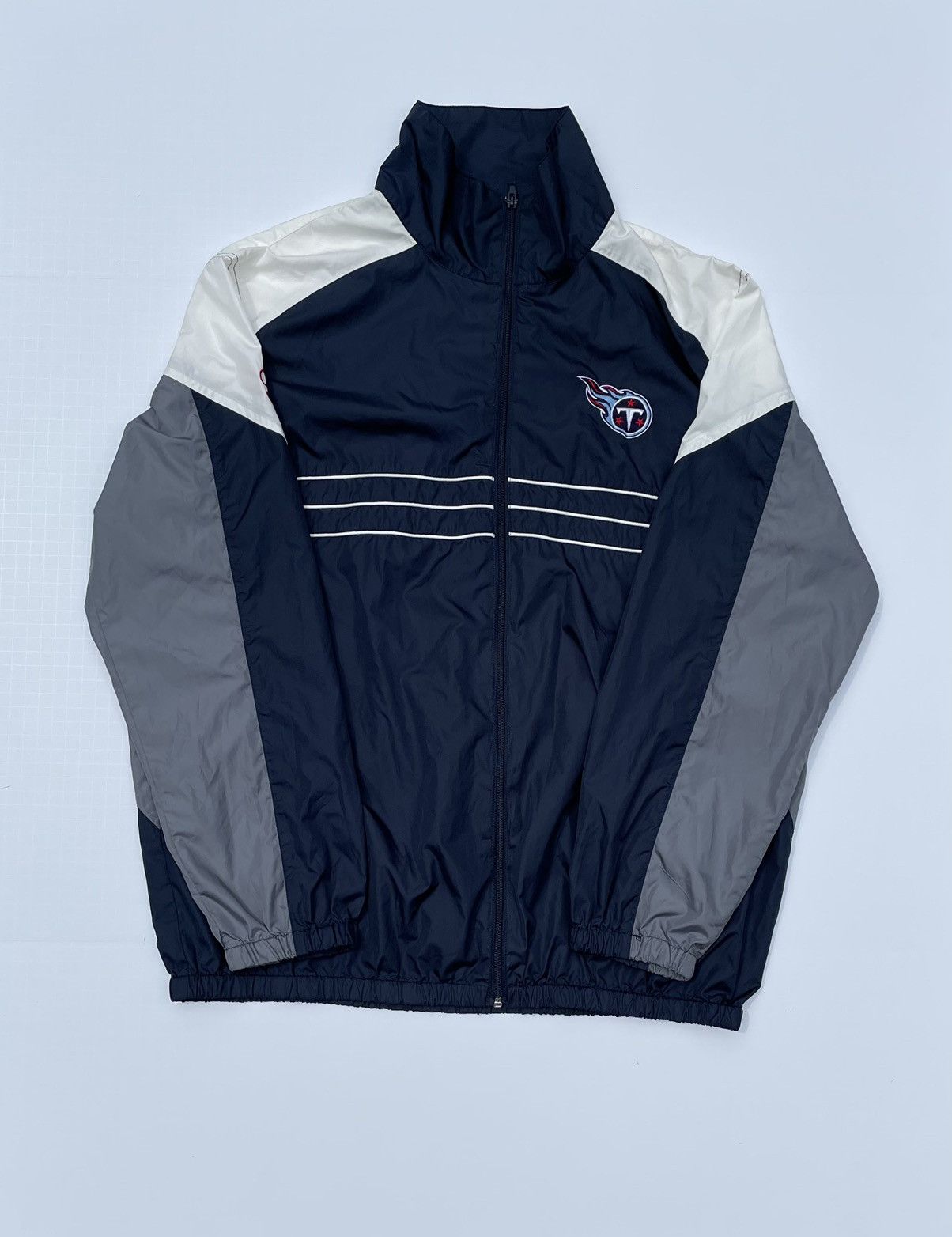 NFL vintage 90s NFL TENNESSEE TITANS windbreaker jacket Size US XL / EU 56 / 4 - 1 Preview