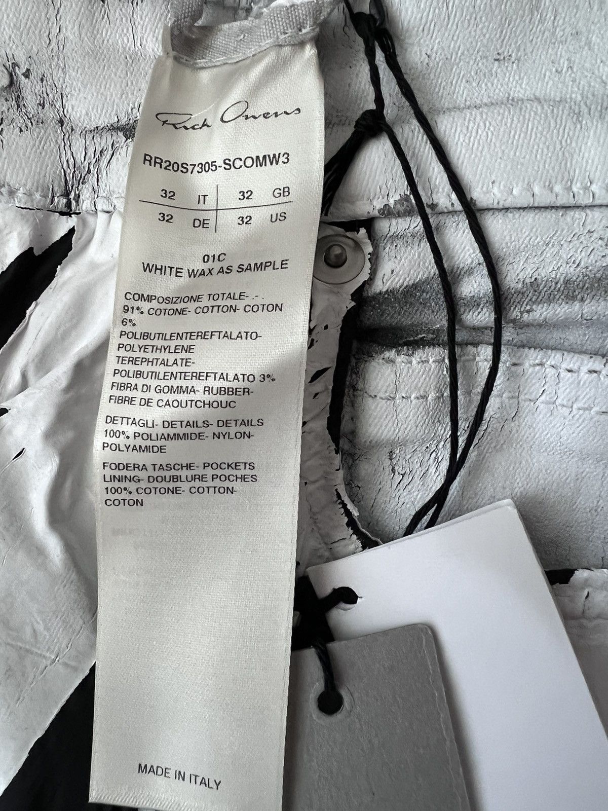 Rick Owens Rick Owens TYRONE COLLAGE JEANS 20SS TECUATL MAIN COLECTION Size US 32 / EU 48 - 5 Thumbnail