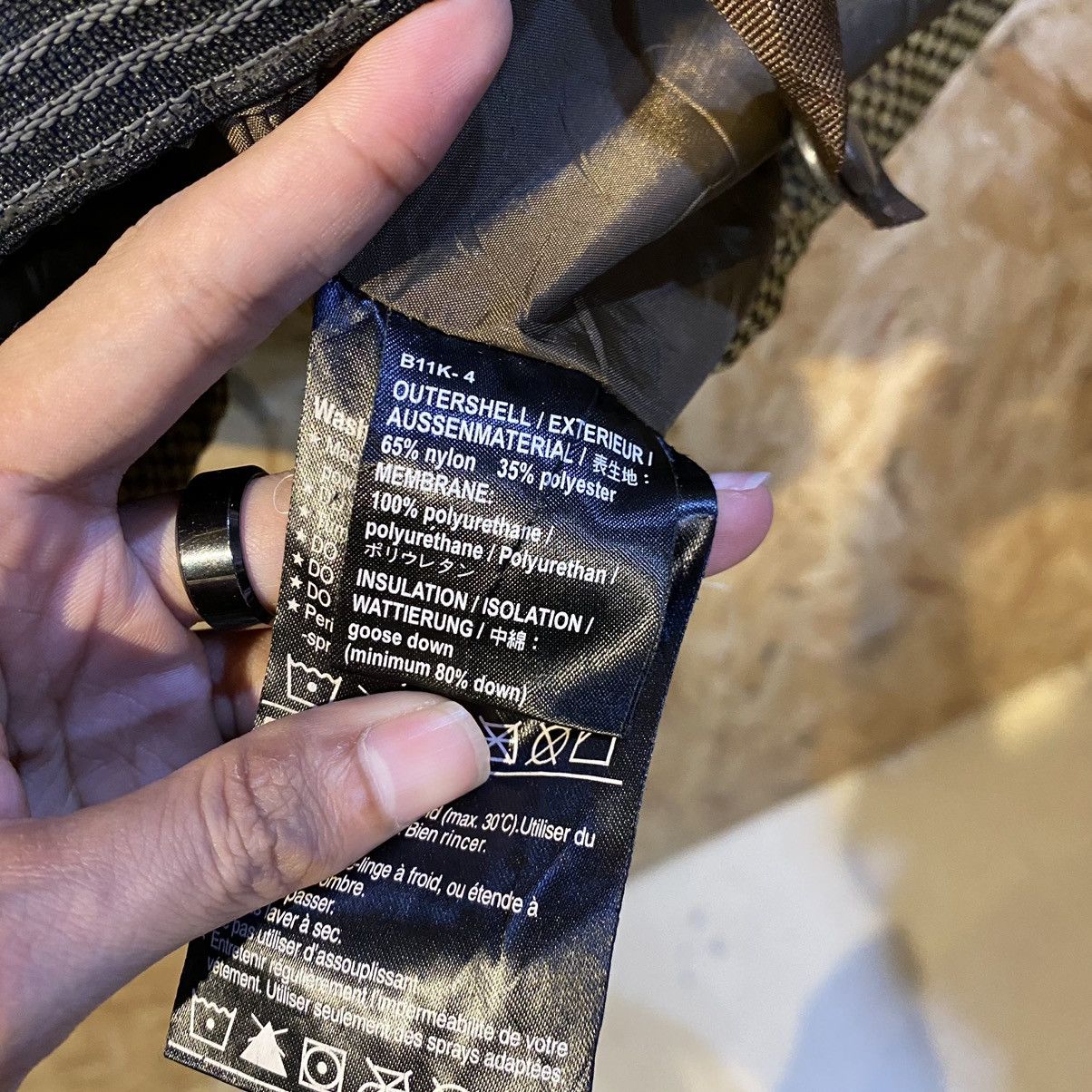 Burton × Ronin Division Ronin La Cosa Nostra Burton Check Golden Puffer Jackets Size US XL / EU 56 / 4 - 23 Thumbnail