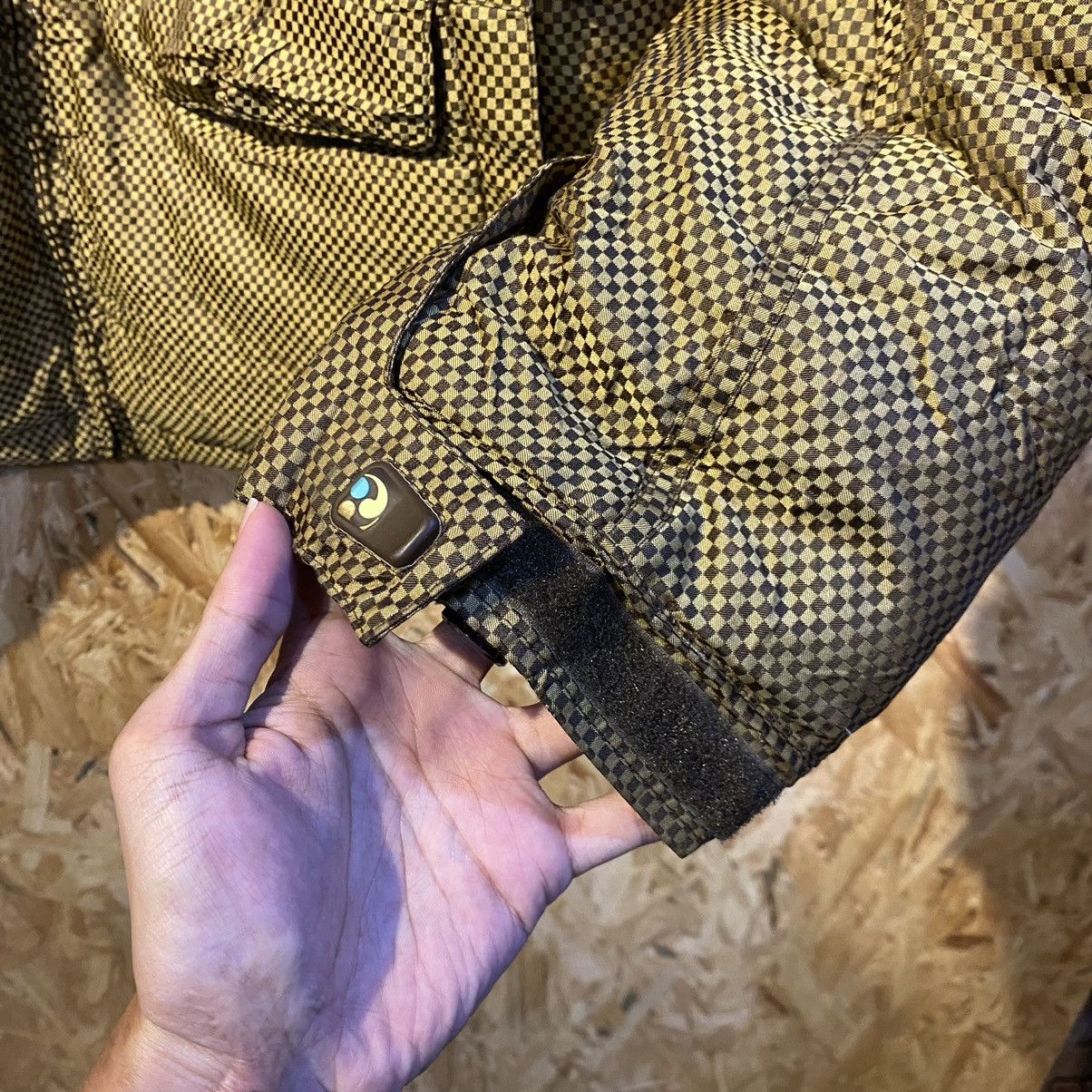 Burton × Ronin Division Ronin La Cosa Nostra Burton Check Golden Puffer Jackets Size US XL / EU 56 / 4 - 10 Thumbnail