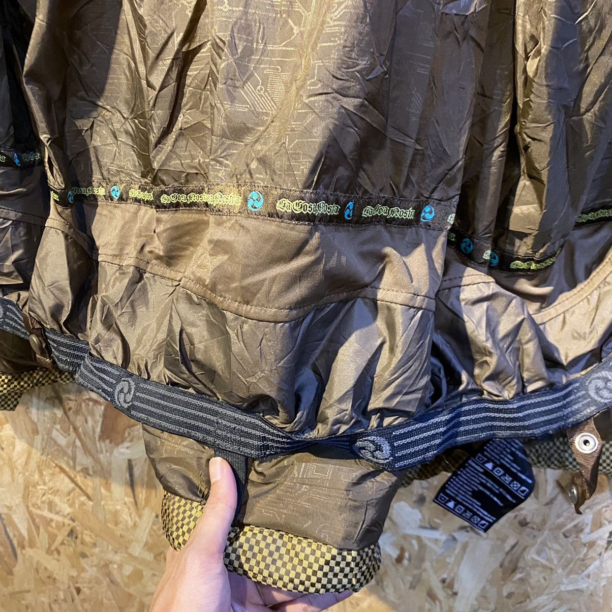 Burton × Ronin Division Ronin La Cosa Nostra Burton Check Golden Puffer Jackets Size US XL / EU 56 / 4 - 13 Thumbnail