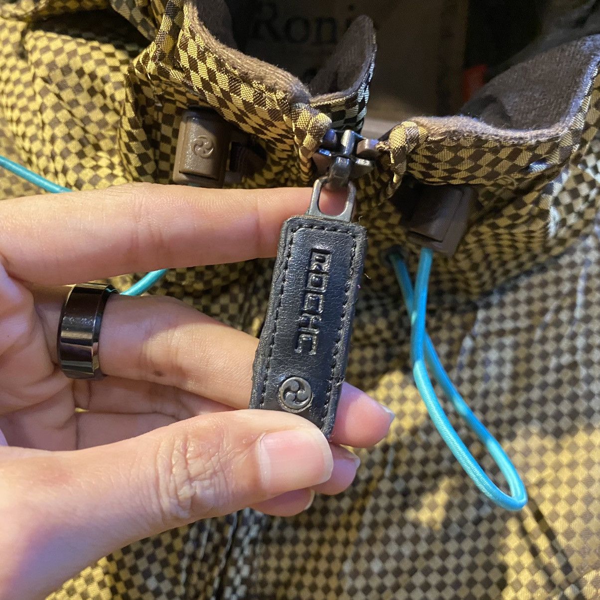Burton × Ronin Division Ronin La Cosa Nostra Burton Check Golden Puffer Jackets Size US XL / EU 56 / 4 - 11 Thumbnail