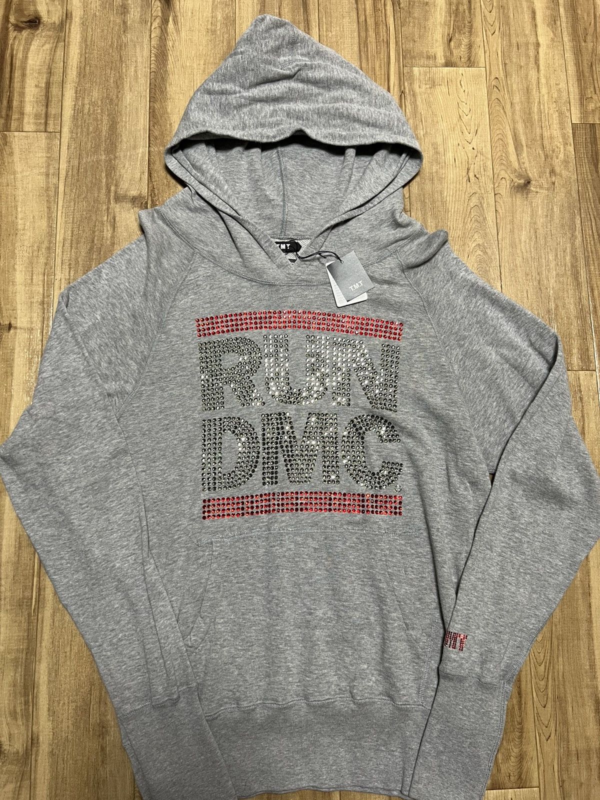 TMT Japan RUN DMC Swarovski Crystal Logo Hoodie