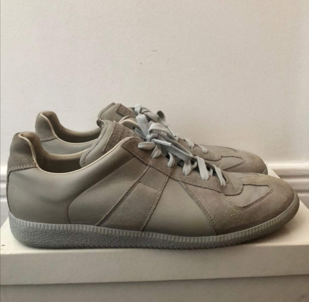 Maison Margiela Taupe Beige Gat Sneakers | Grailed