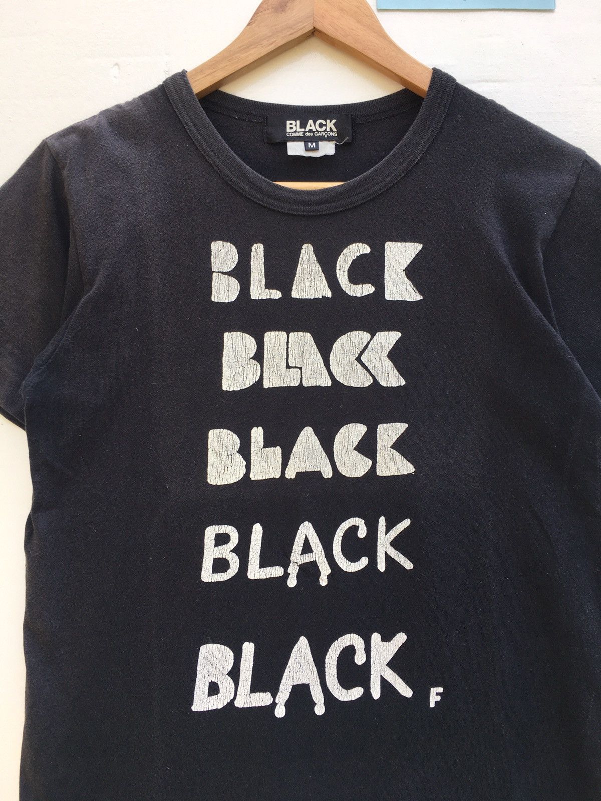 Comme des Garcons Rare Comme Des Garcons AD 2011 Black Black Tshirt Size US XS / EU 42 / 0 - 5 Thumbnail