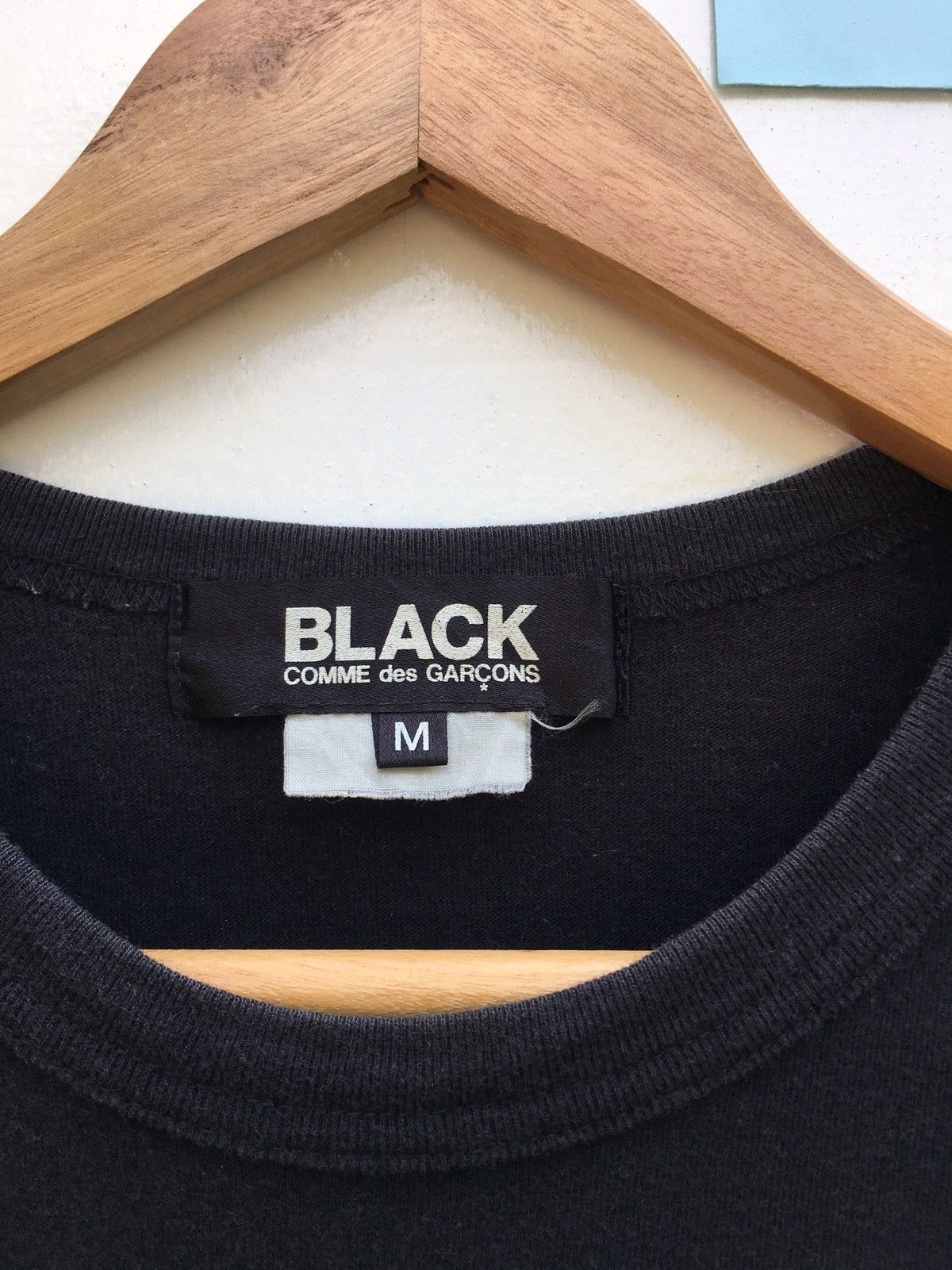 Comme des Garcons Rare Comme Des Garcons AD 2011 Black Black Tshirt Size US XS / EU 42 / 0 - 7 Thumbnail