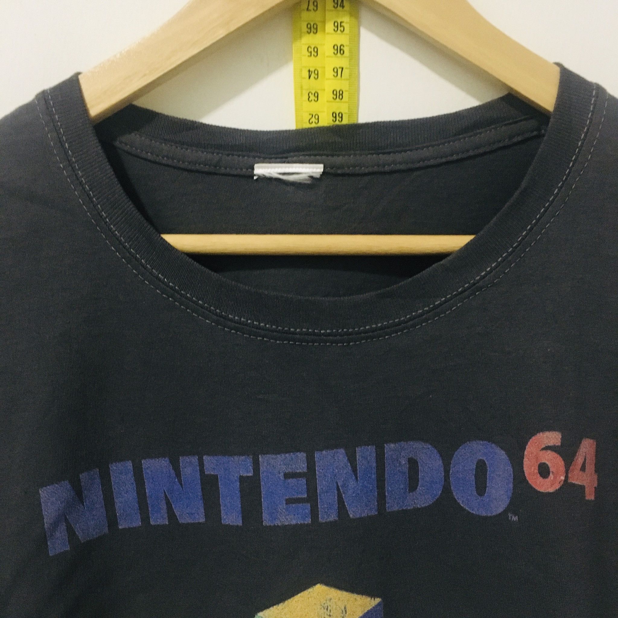 Nintendo Nintendo 64 gray men T-shirt size Large Size US XL / EU 56 / 4 - 3 Thumbnail