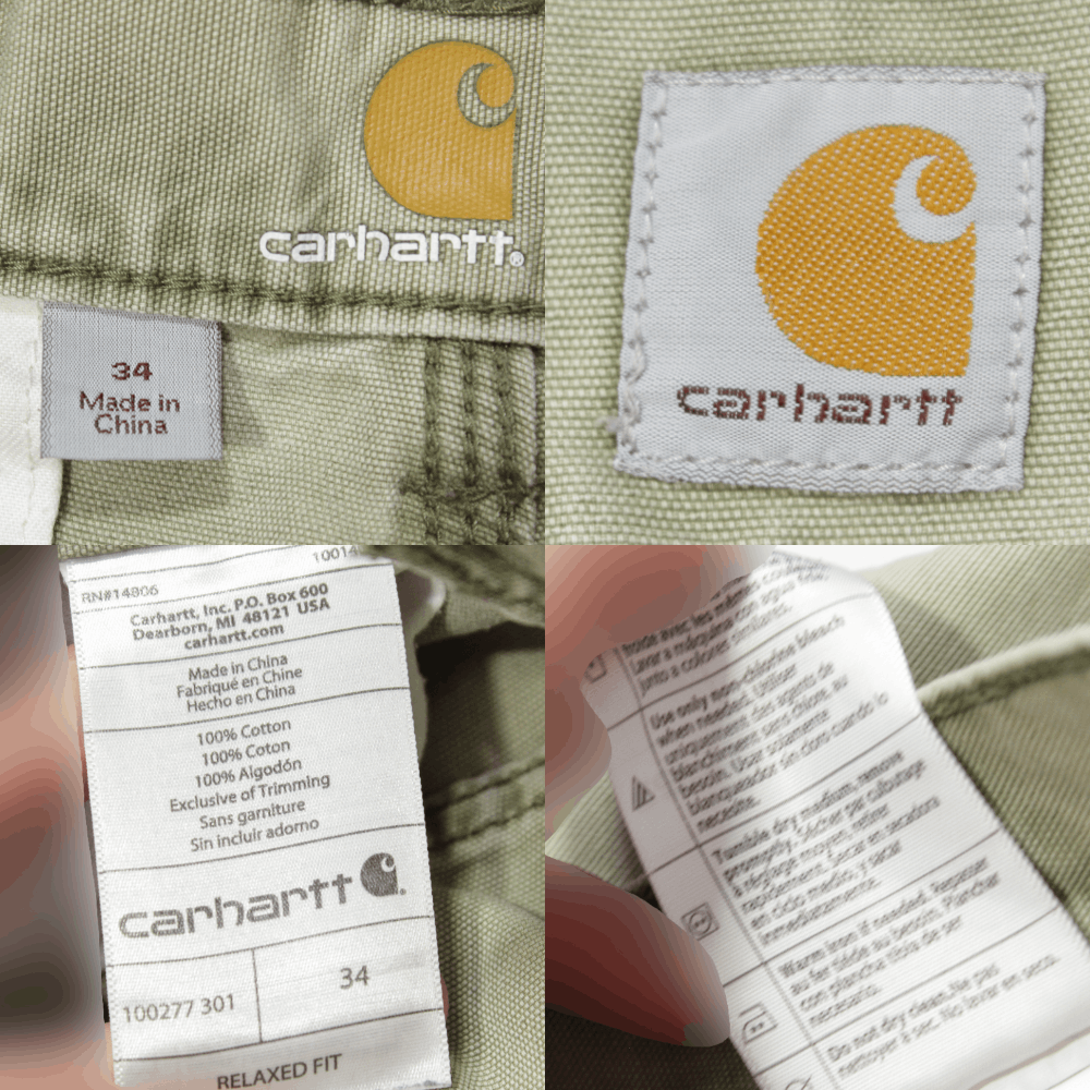 Carhartt Dyed Cargo Work Shorts Relaxed Fit Size US 34 / EU 50 - 7 Thumbnail