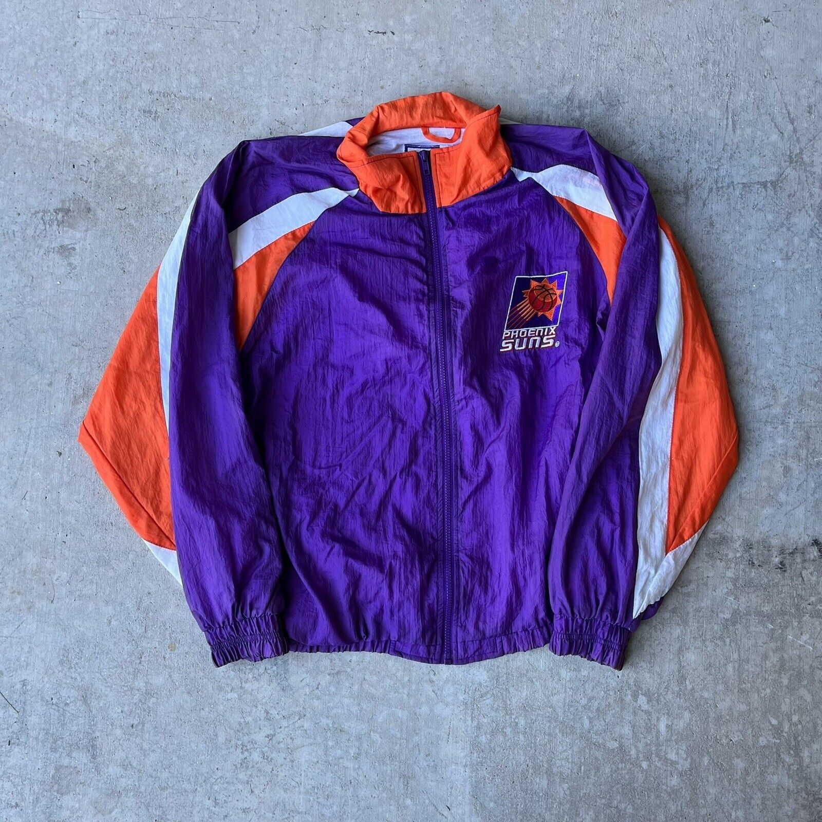 NBA Vintage Rare Vintage 90s NBA Phoenix Suns Windbreaker Track Suit Grailed