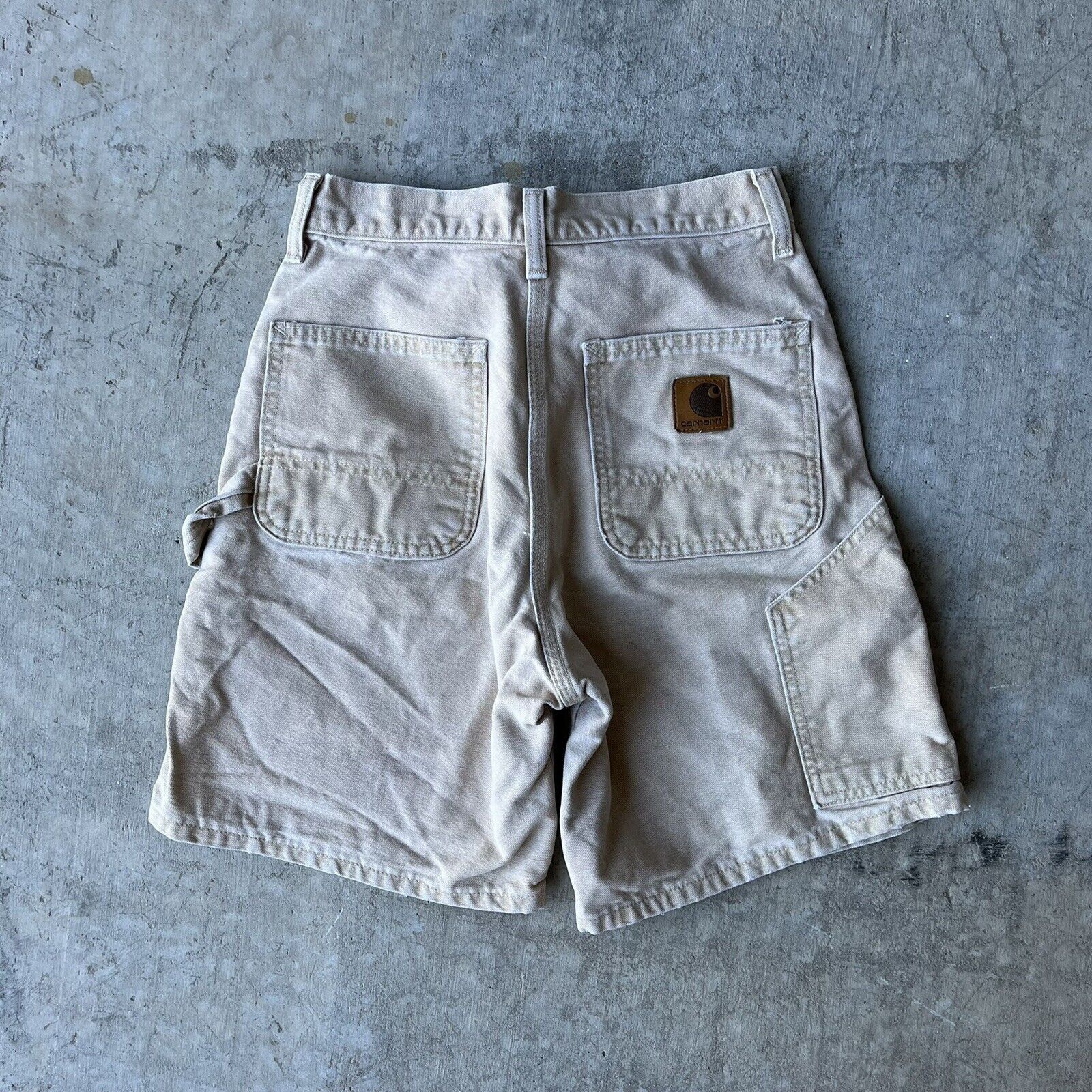 Carhartt Duck Painter Shorts, Shorts, Men's, W35 equivalent cotton Beige type Vintage Second Hand