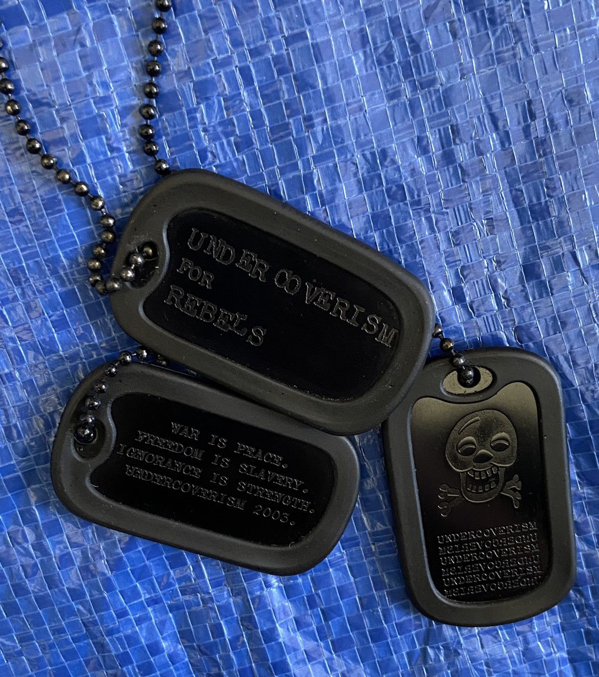 AW03 Undercover “PaperDoll” Dog Tag Necklace