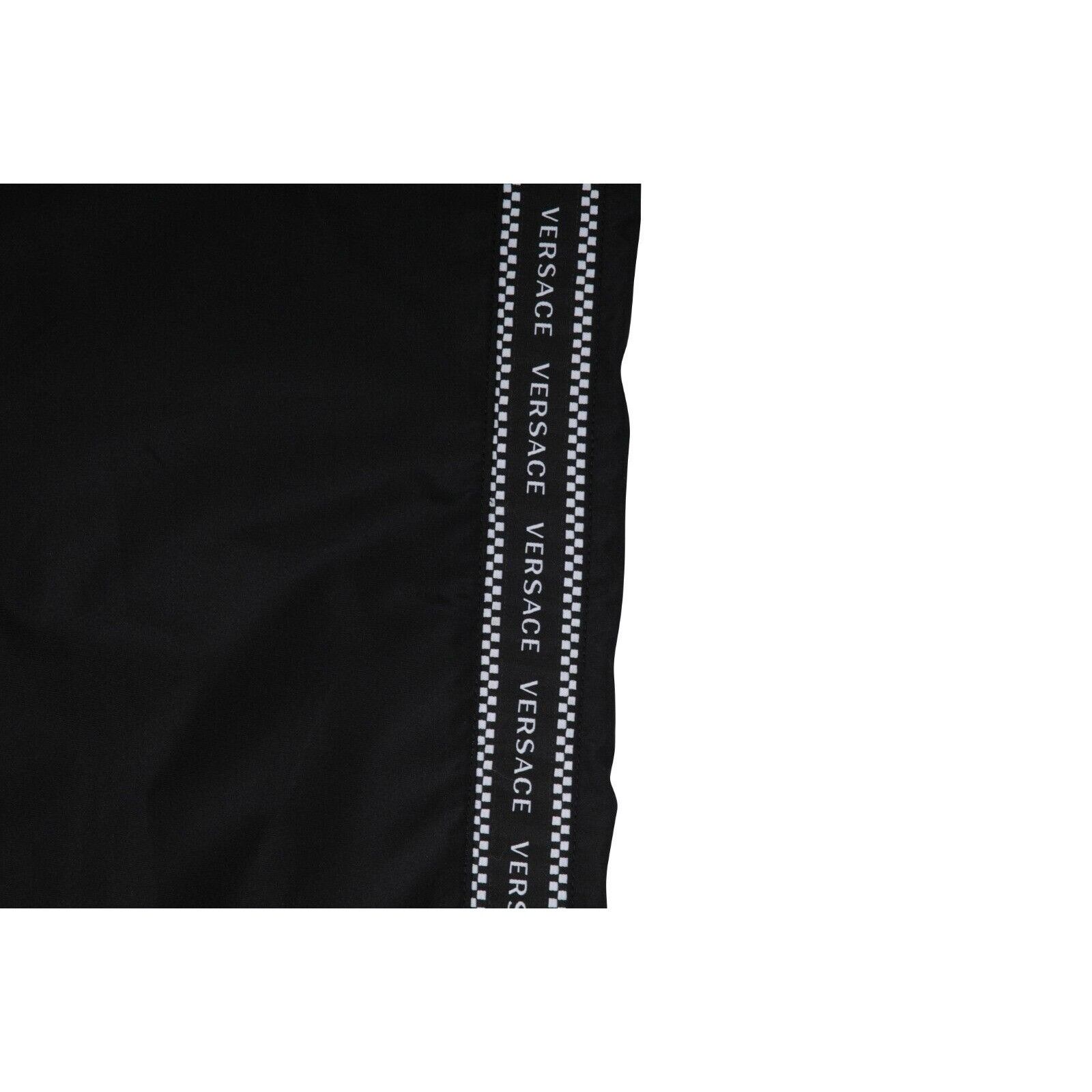 Versace Checkered Logo Side Stripe Track Pants Nylon Size US 34 / EU 50 - 4 Thumbnail