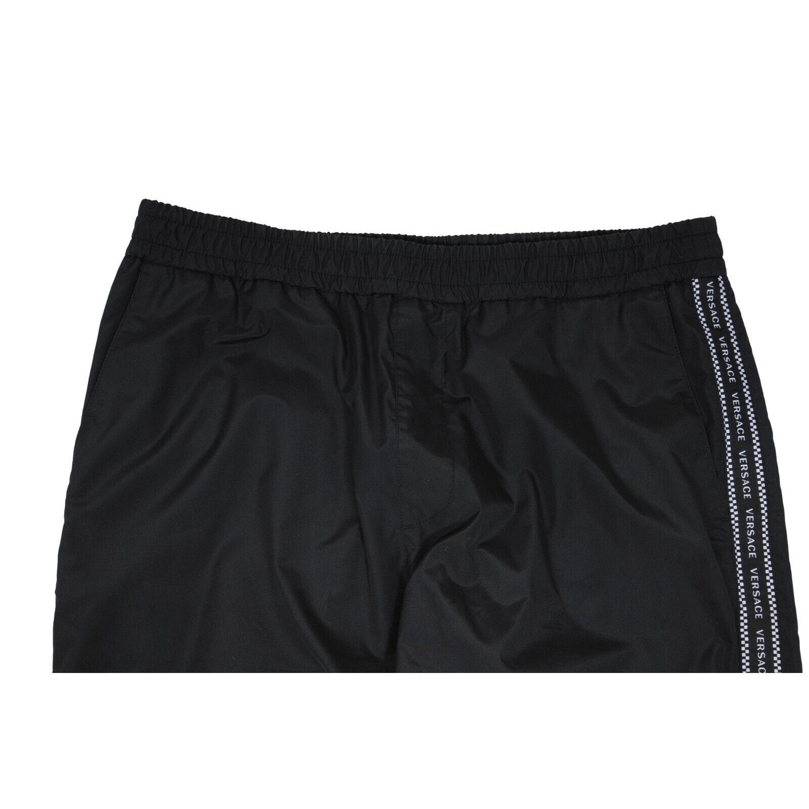 Versace Checkered Logo Side Stripe Track Pants Nylon Size US 34 / EU 50 - 5 Thumbnail