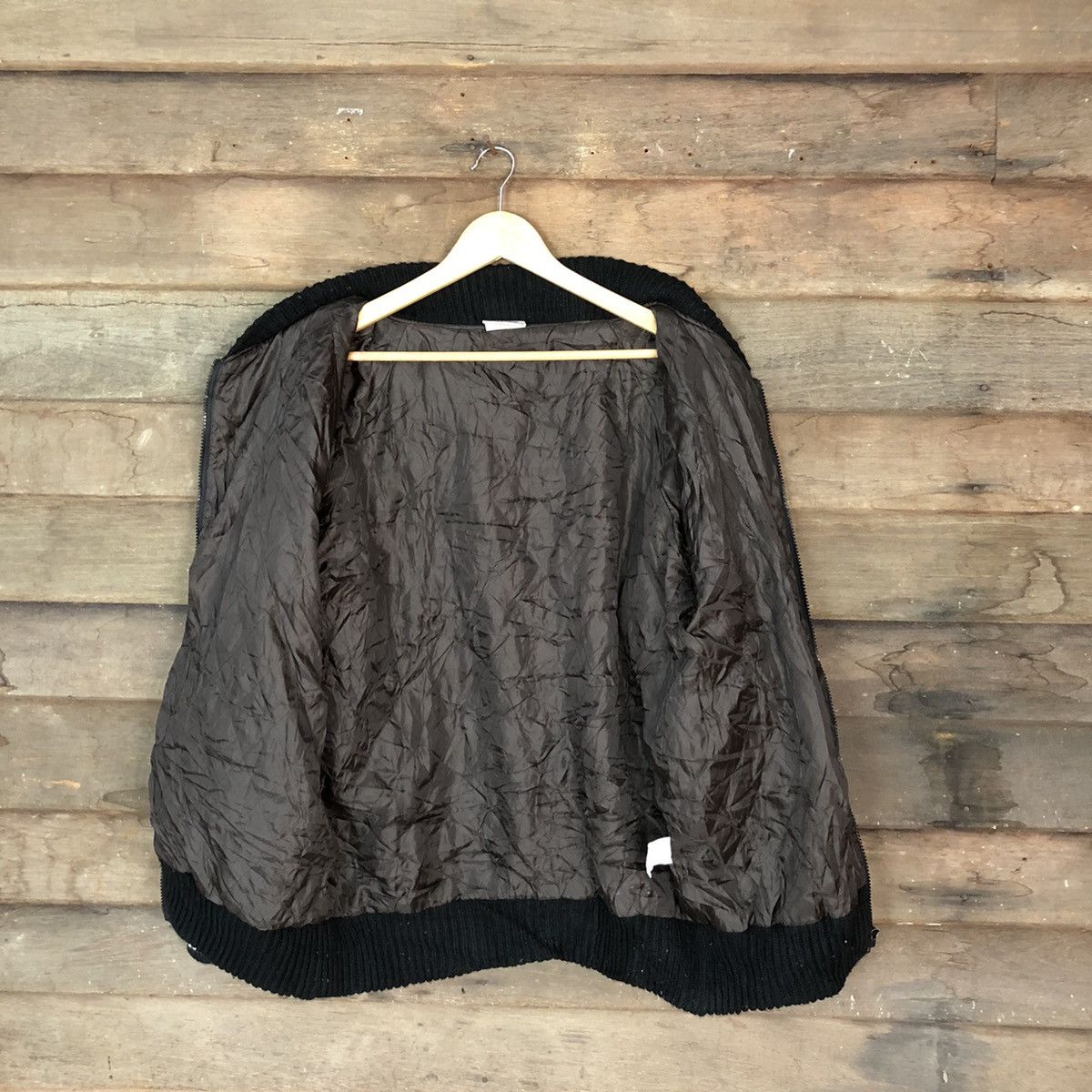 Japanese Brand Seventy Six Black varsity light Jacket sweater #H435 Size US L / EU 52-54 / 3 - 10 Thumbnail