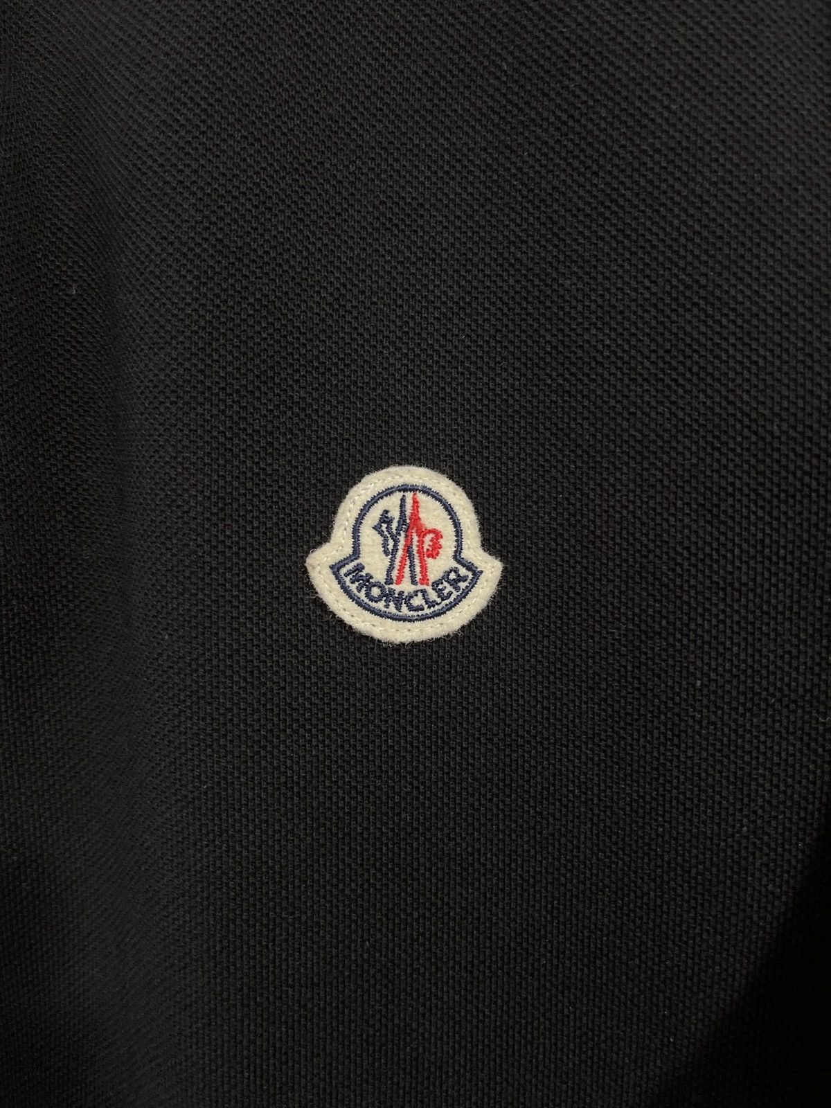 Moncler Moncler Logo Polo Shirt - Medium (M) - Black Size US M / EU 48-50 / 2 - 2 Thumbnail