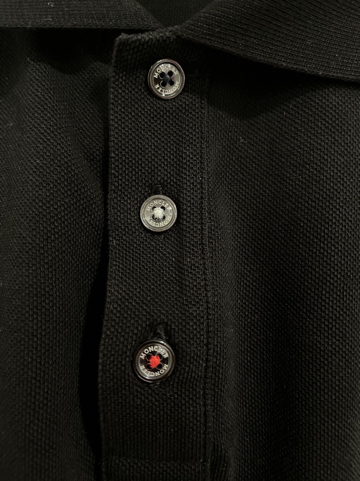 Moncler Moncler Logo Polo Shirt - Medium (M) - Black Size US M / EU 48-50 / 2 - 4 Thumbnail