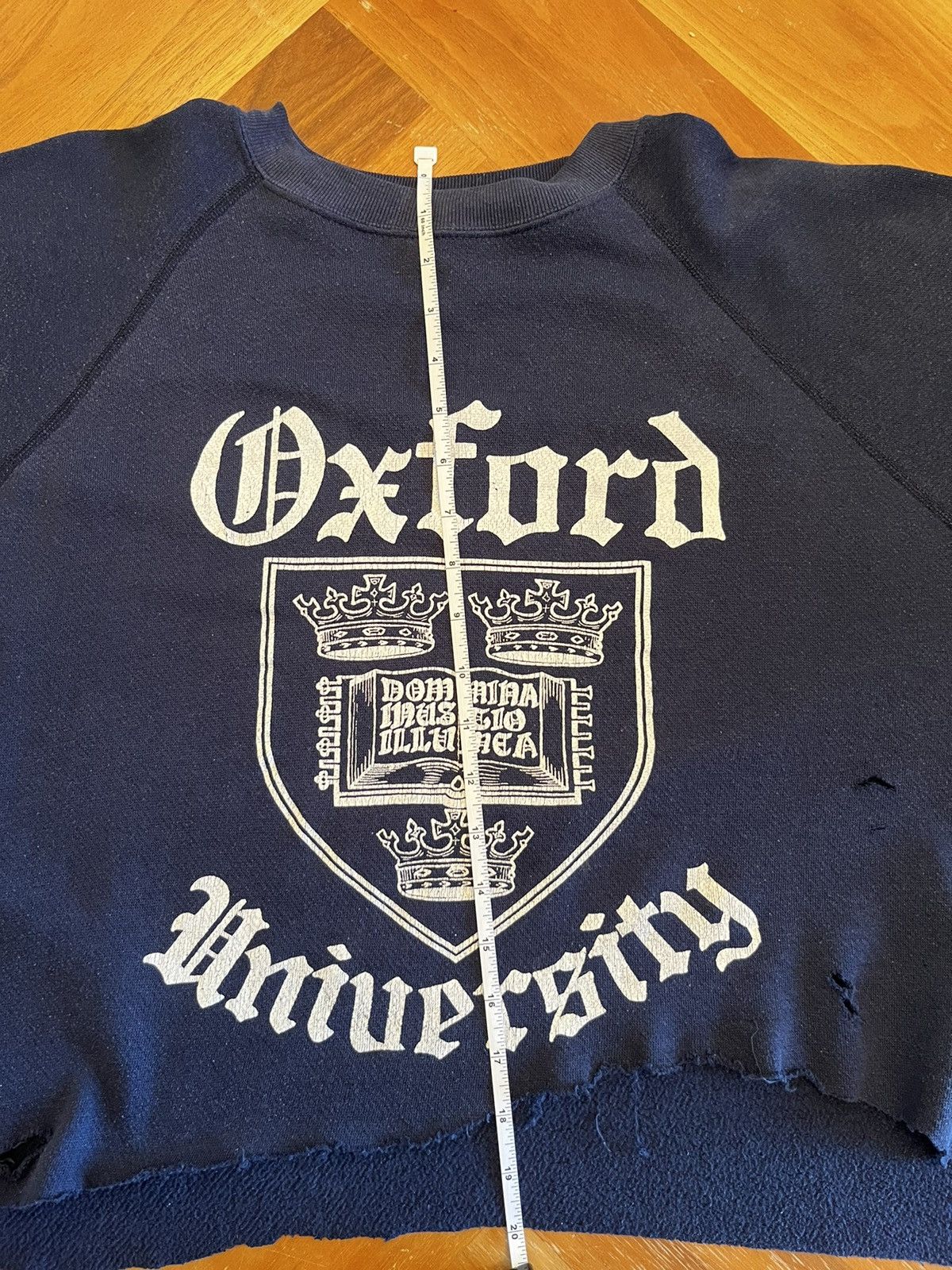 Vintage Rare vintage Oxford university raglan sweater Size US L / EU 52-54 / 3 - 6 Thumbnail