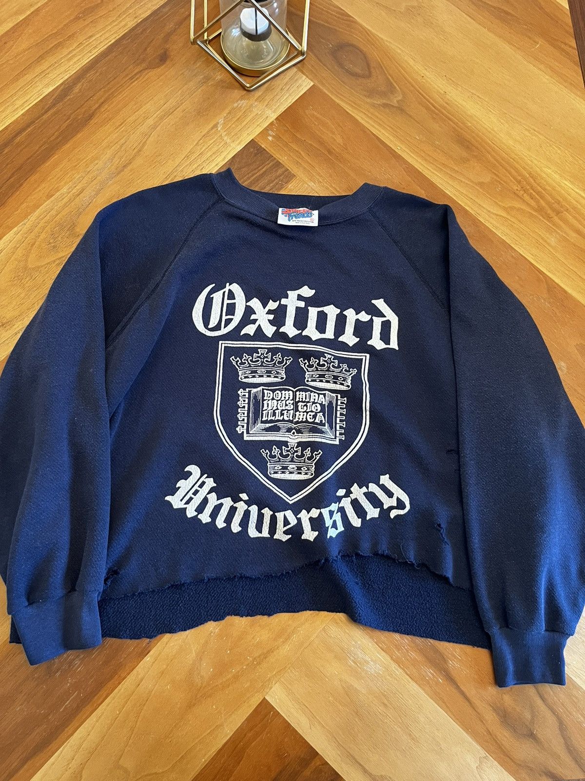 Vintage Rare vintage Oxford university raglan sweater Size US L / EU 52-54 / 3 - 1 Preview