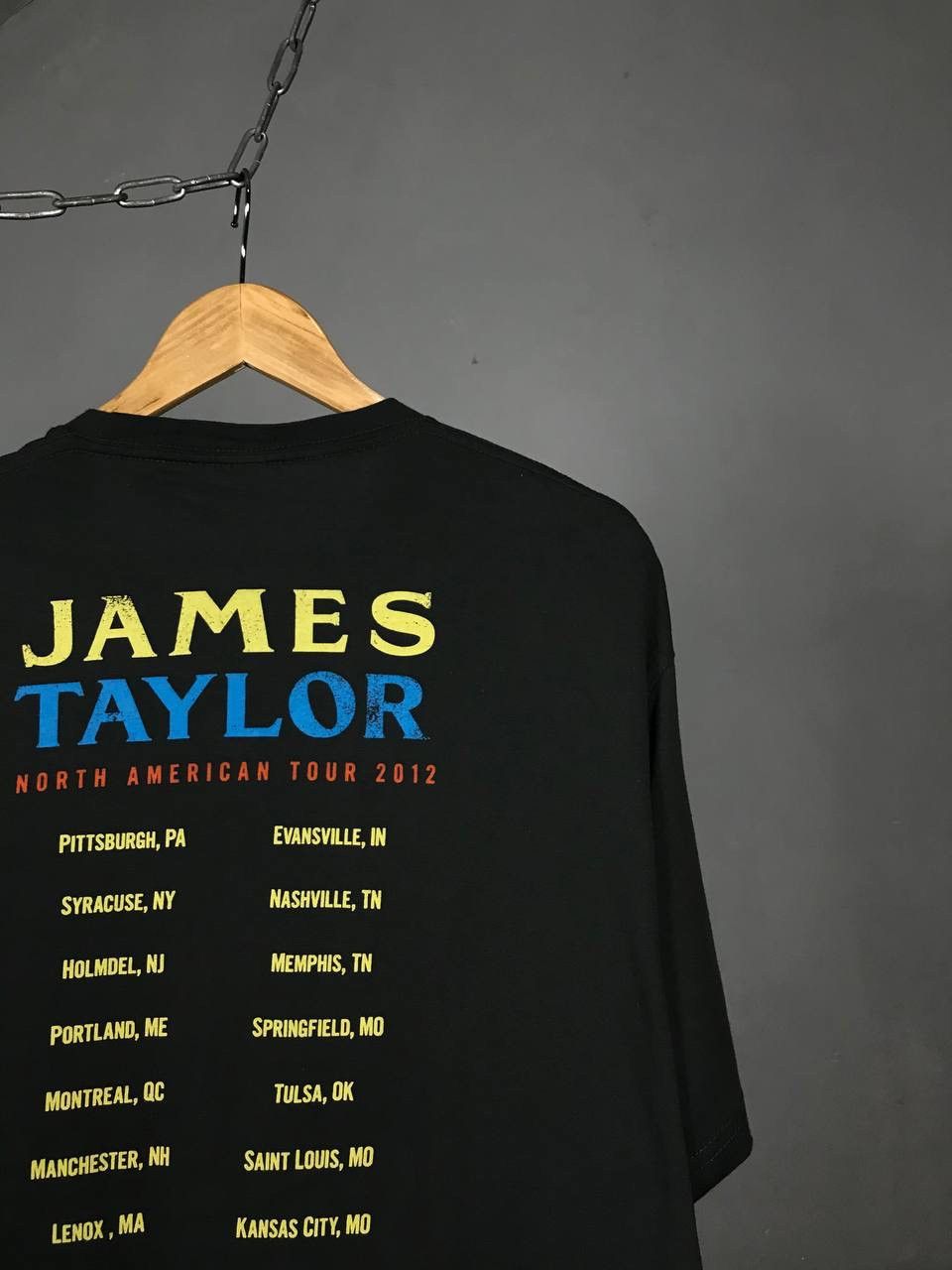 Band Tees × Vintage James Taylor 2012 vintage rock band tour tee Size US XL / EU 56 / 4 - 7 Thumbnail