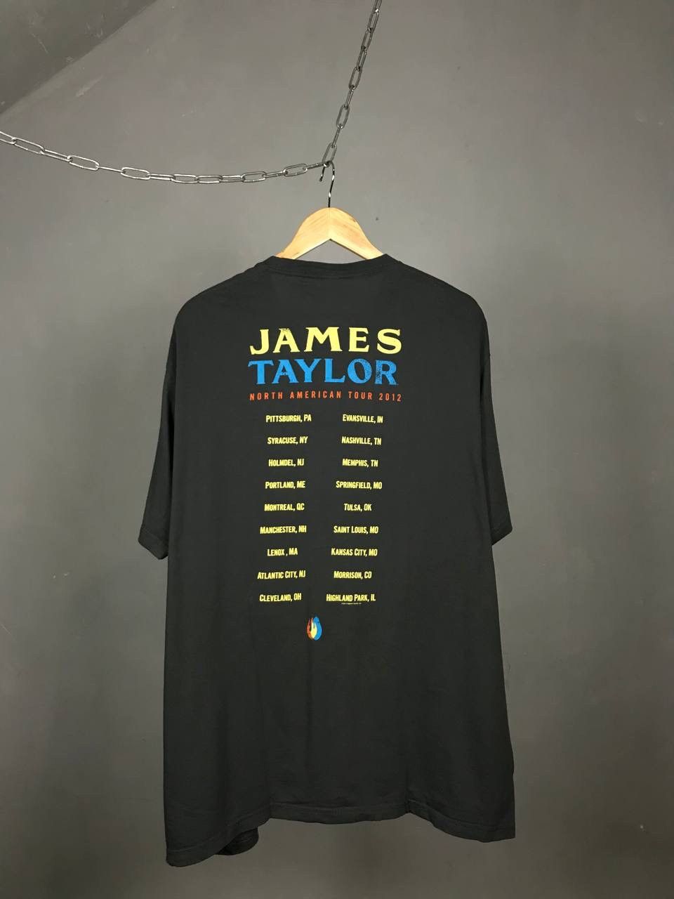 Band Tees × Vintage James Taylor 2012 vintage rock band tour tee Size US XL / EU 56 / 4 - 6 Thumbnail