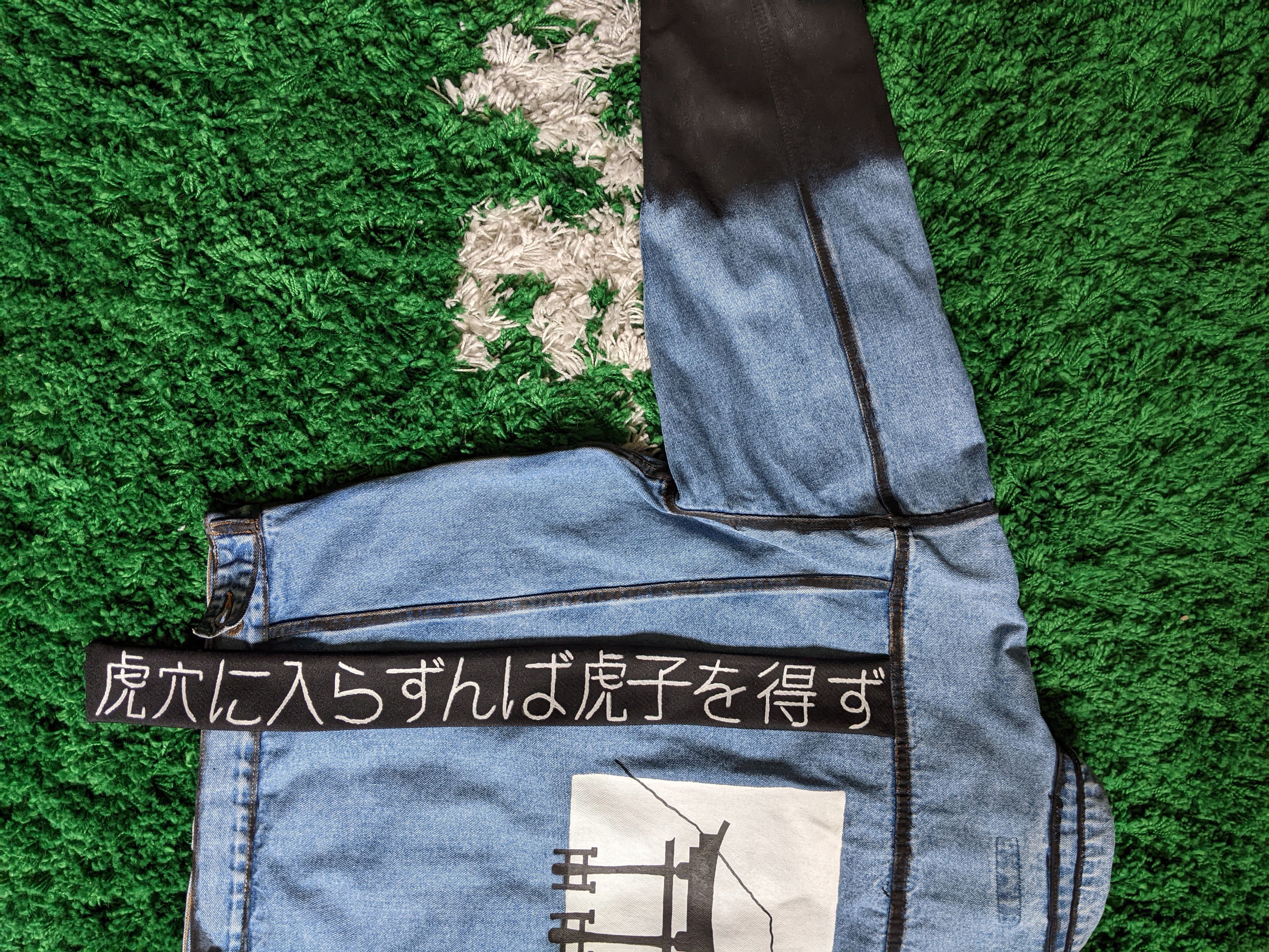 Handmade Japanese minimalism denim (available in all sizes) Size US XXL / EU 58 / 5 - 5 Thumbnail