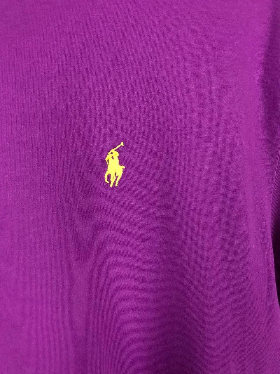 Polo Ralph Lauren Polo Ralph Lauren Luxury Streetwear Violet Tee Size US S / EU 44-46 / 1 - 3 Thumbnail