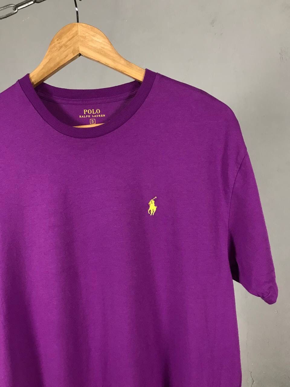 Polo Ralph Lauren Polo Ralph Lauren Luxury Streetwear Violet Tee Size US S / EU 44-46 / 1 - 2 Thumbnail