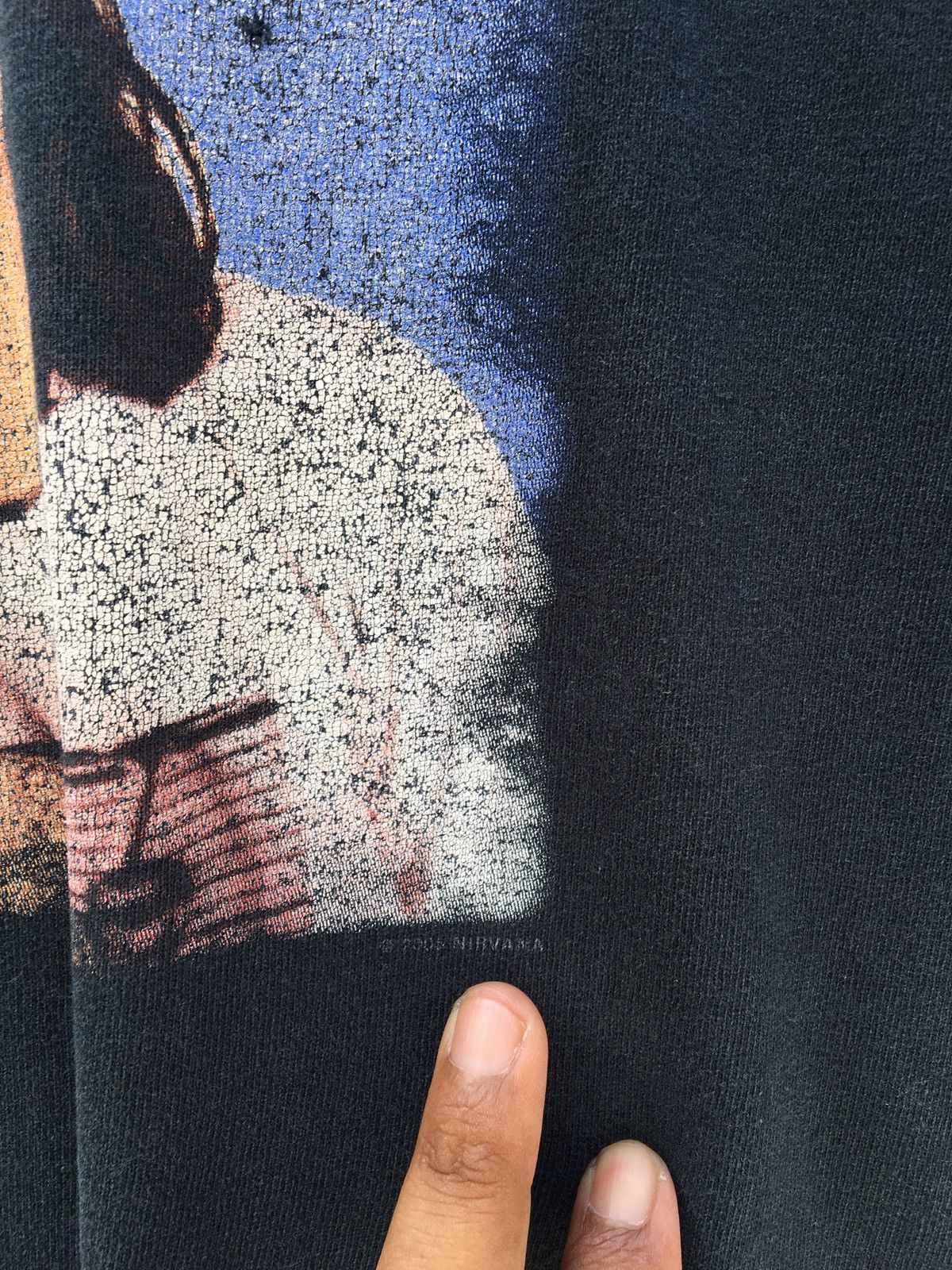 Band Tees Vintage Nirvana Kurt Cobain Trio Anvil Tag Tee Size US M / EU 48-50 / 2 - 14 Thumbnail