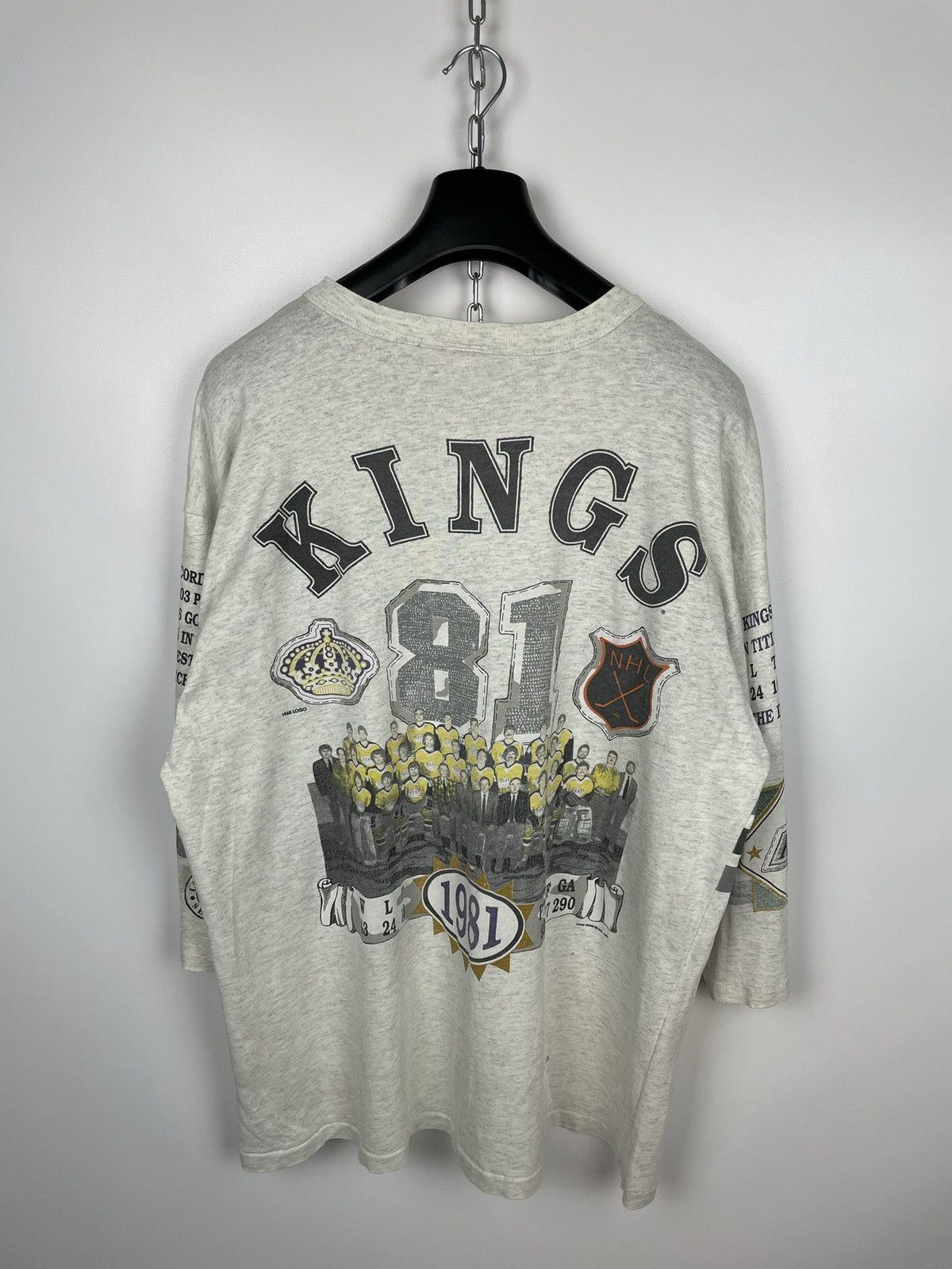 NHL Vintage 1993 NHL Los Angeles All Over Print T-Shirt Size US XL / EU 56 / 4 - 9 Thumbnail