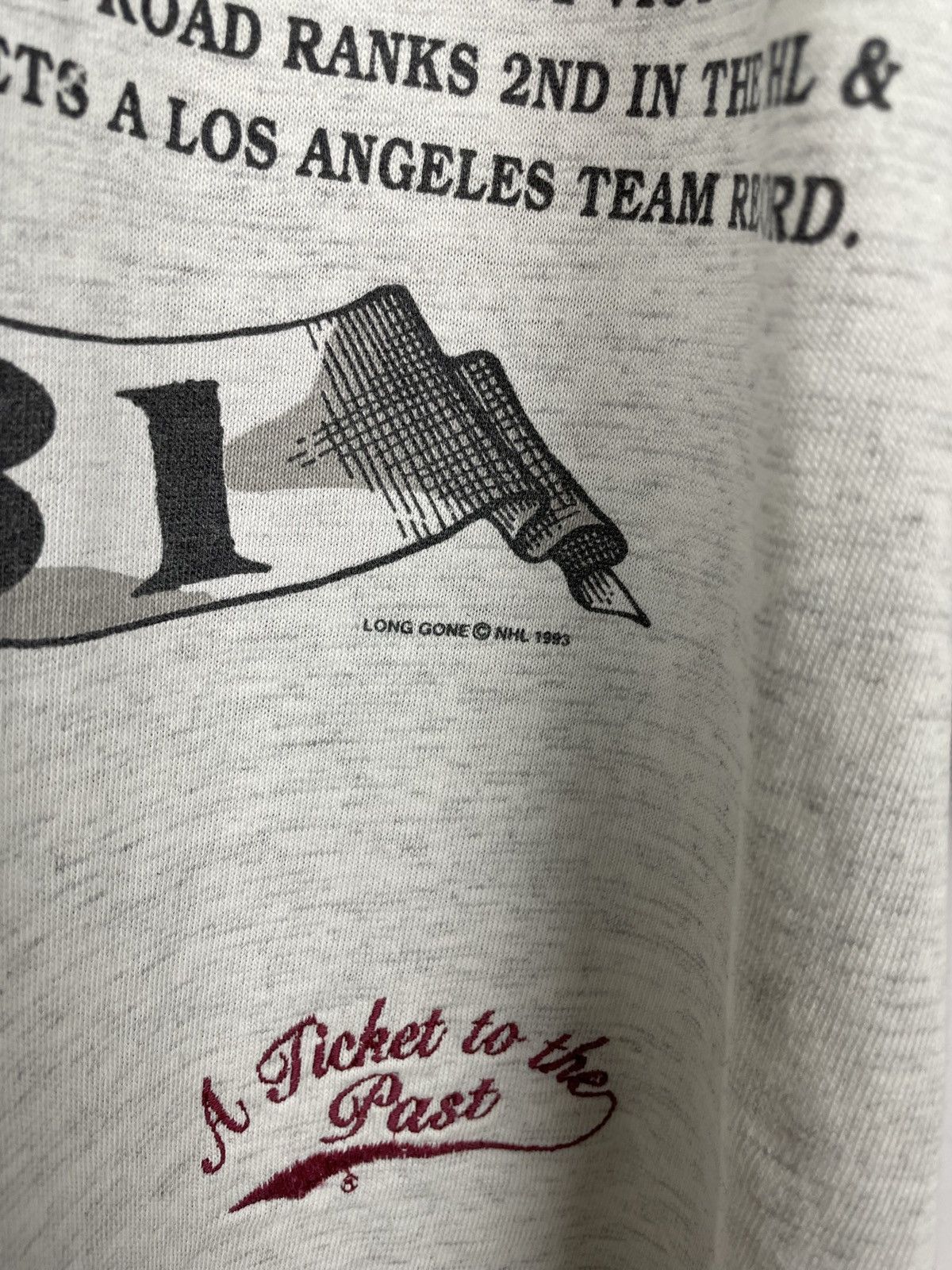 NHL Vintage 1993 NHL Los Angeles All Over Print T-Shirt Size US XL / EU 56 / 4 - 8 Thumbnail