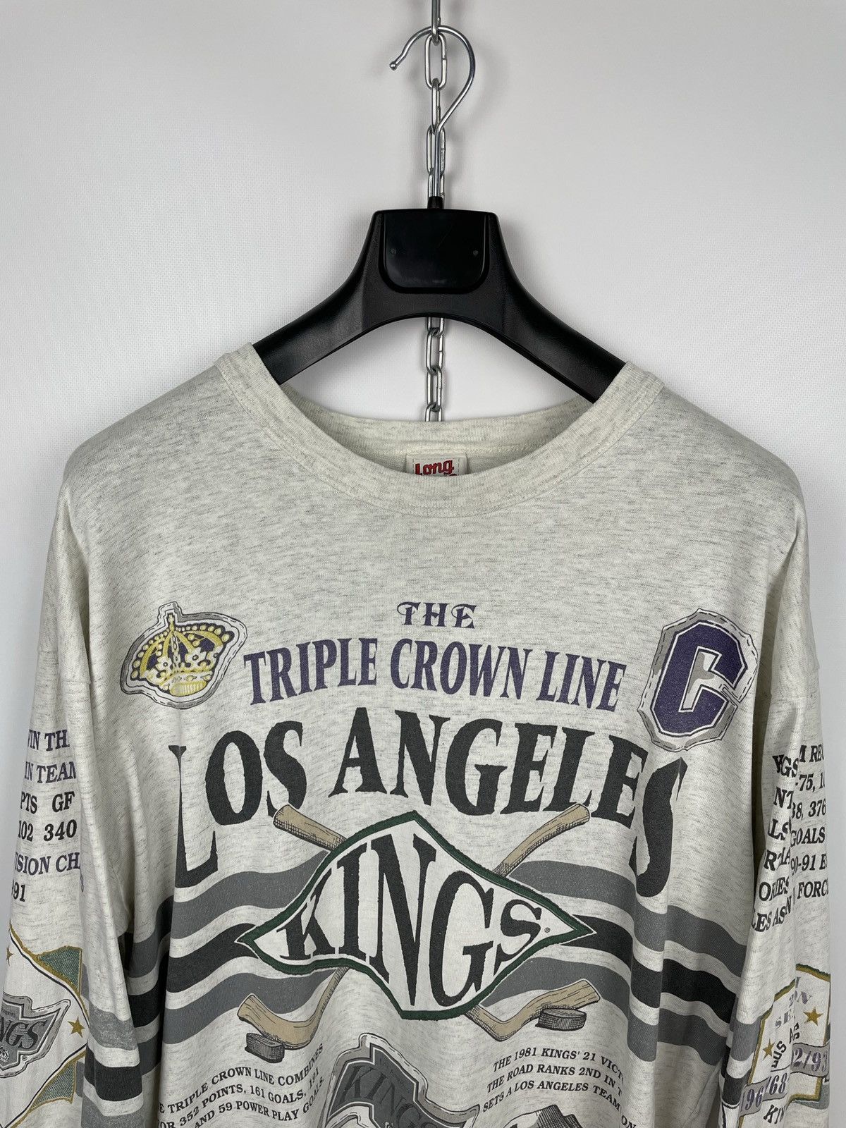 NHL Vintage 1993 NHL Los Angeles All Over Print T-Shirt Size US XL / EU 56 / 4 - 2 Thumbnail