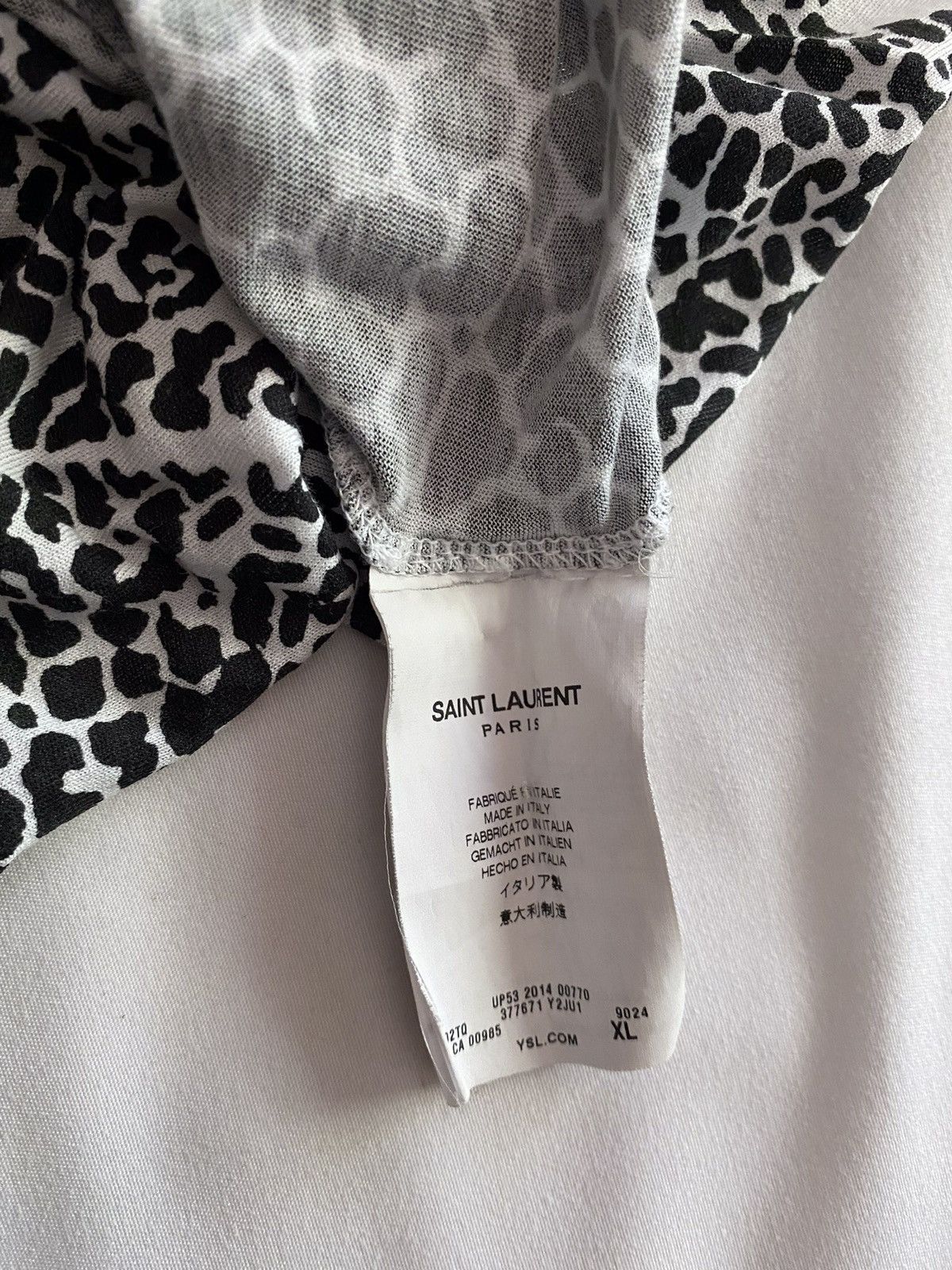 Saint Laurent Paris Saint Laurent T shirt Size US L / EU 52-54 / 3 - 4 Thumbnail