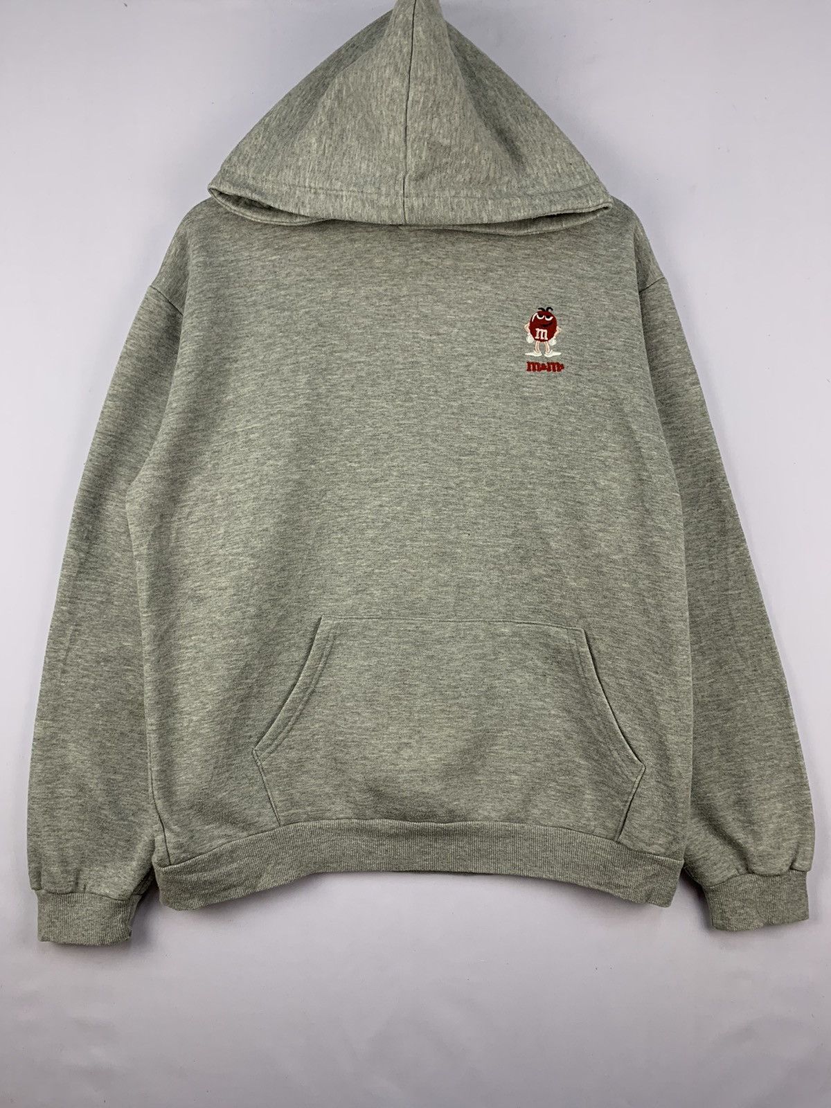 Japanese Brand M&M Small Logo Hoodie Grey Extra Large Size US XL / EU 56 / 4 - 1 Thumbnail