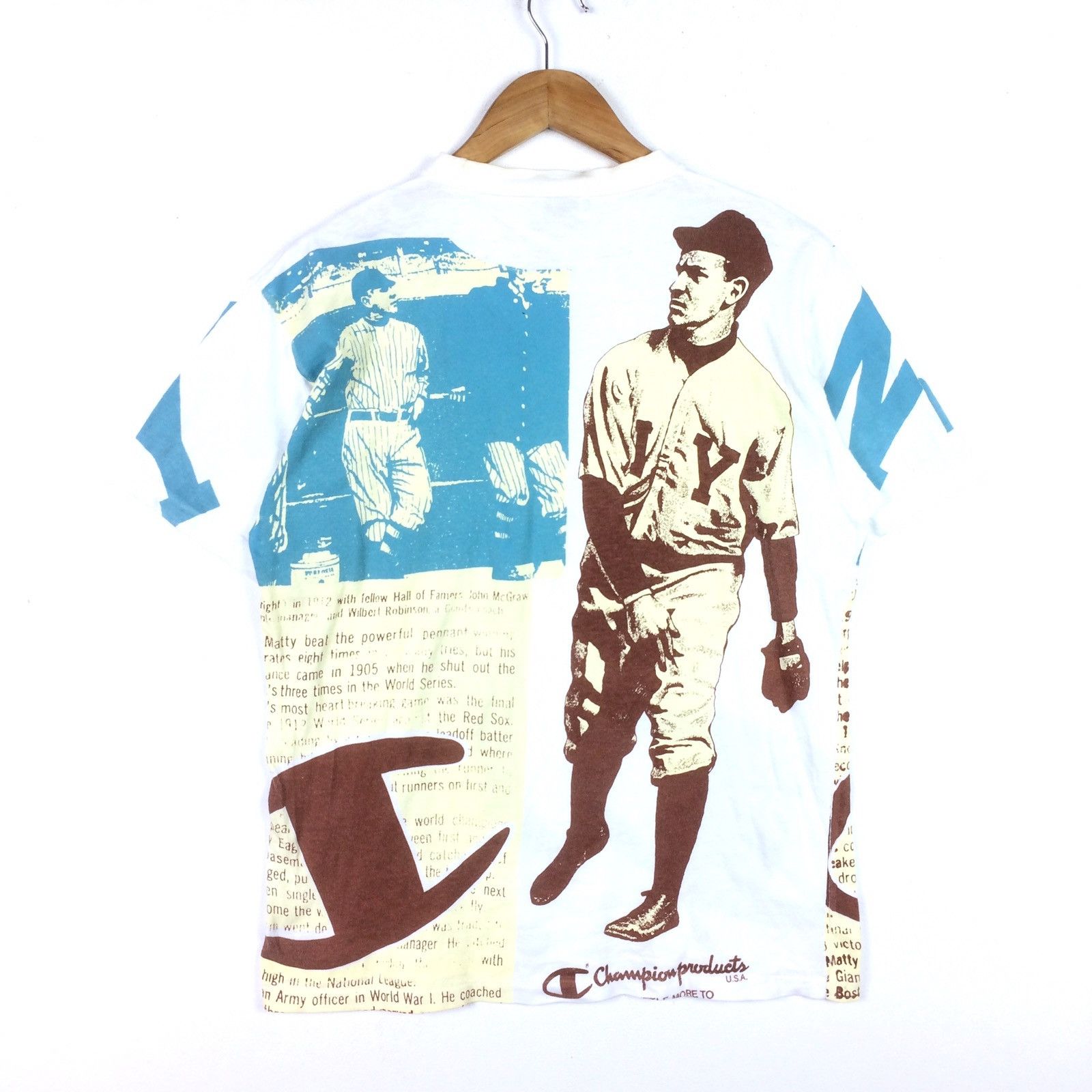 Champion Vintage CHAMPIONPRODUCTS USA JOHN Joseph Mcgraw 1873-1934 Size US M / EU 48-50 / 2 - 4 Thumbnail