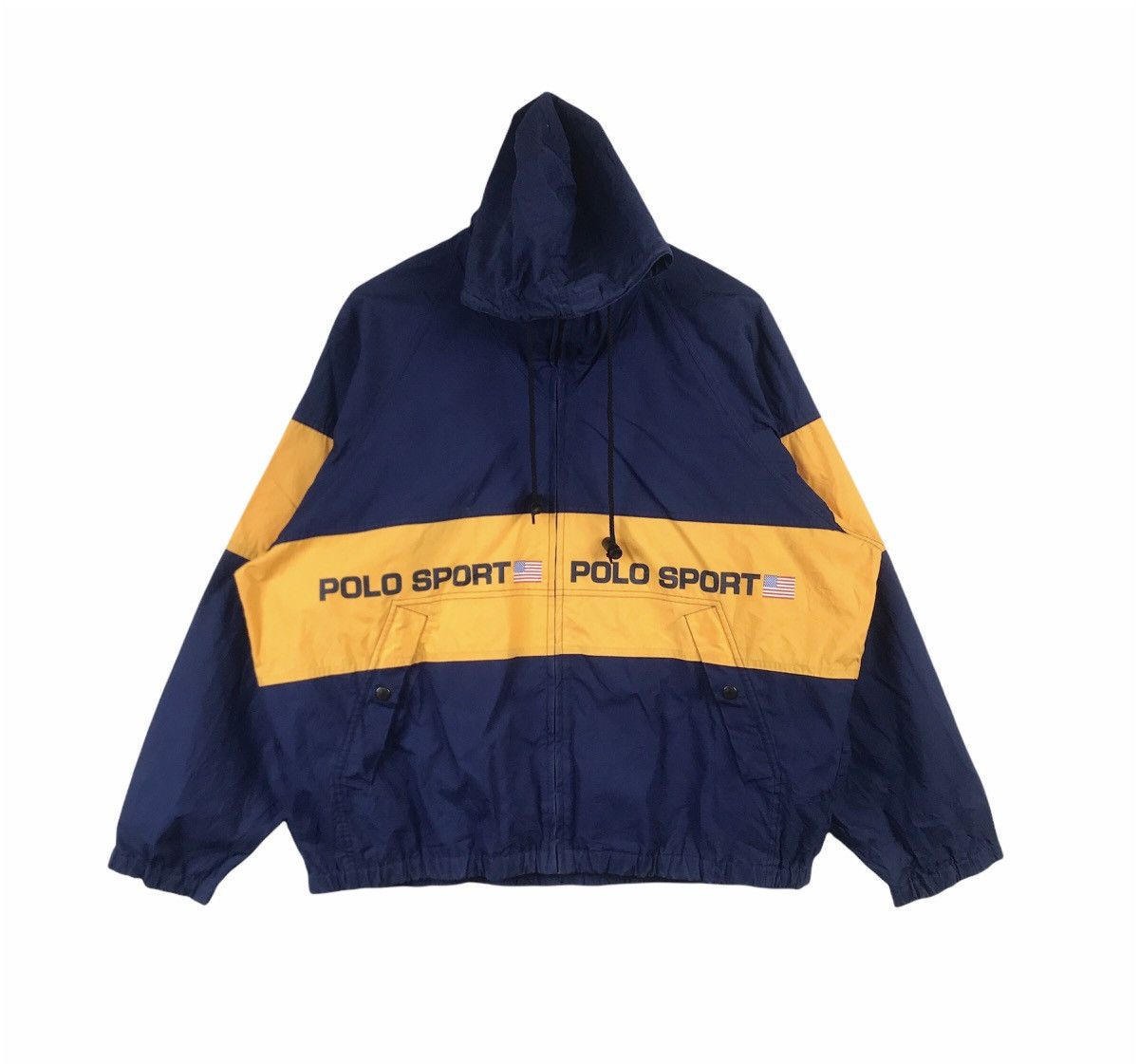 Vintage Polo Sport Usa Flag Ralph Lauren Light Windbreaker