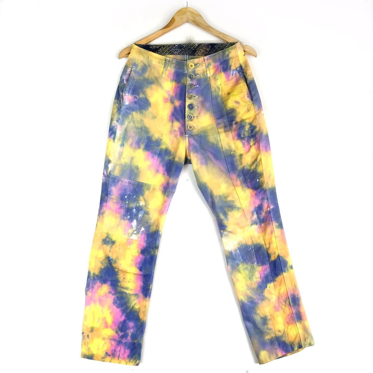 Kapital Kapital Made in Japan Unicorn Colour Design Pant Size US 28 / EU 44 - 1 Thumbnail