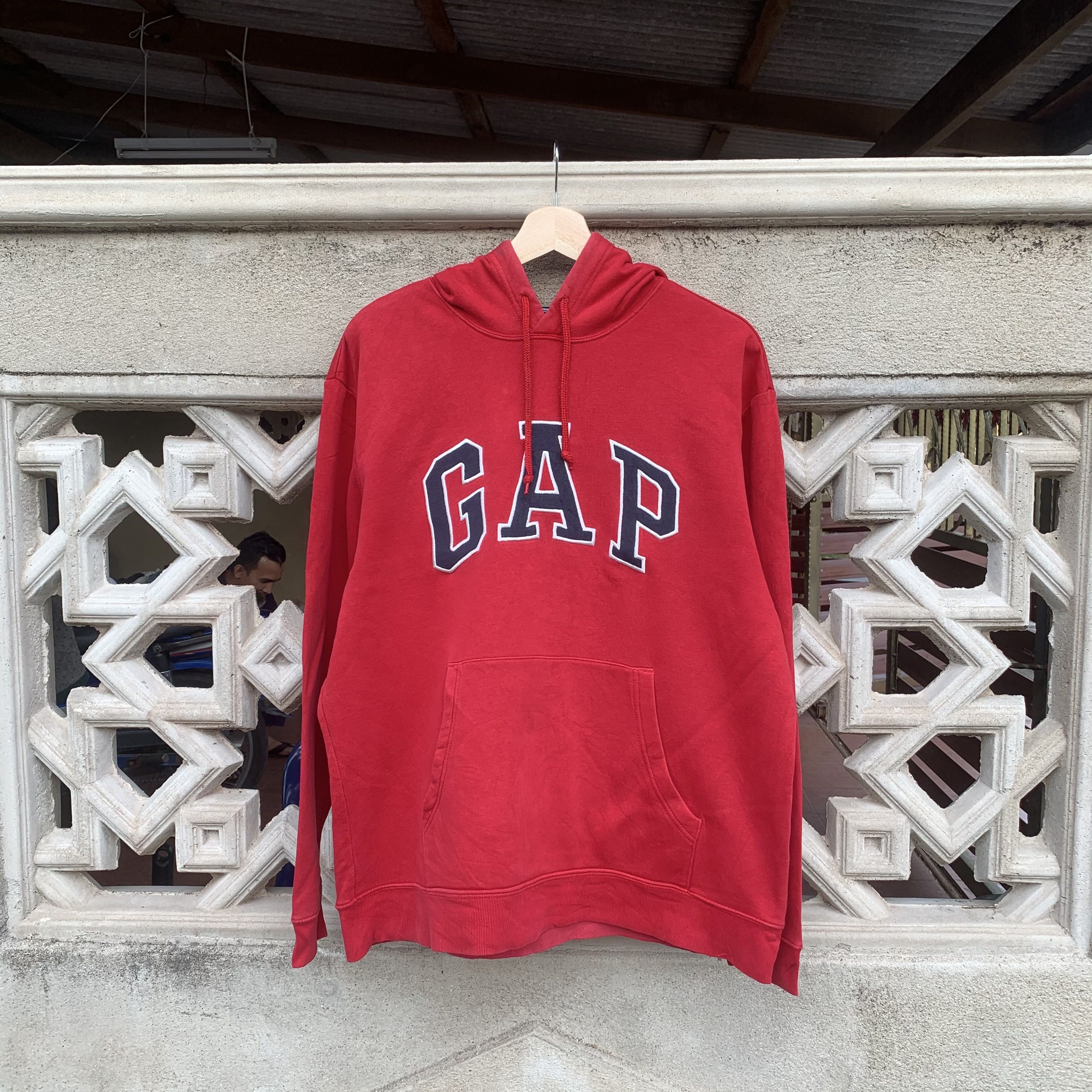 Vintage Vintage Gap Spell Out Kanye Pullover Hooded Sweatshirts Size US L / EU 52-54 / 3 - 1 Thumbnail