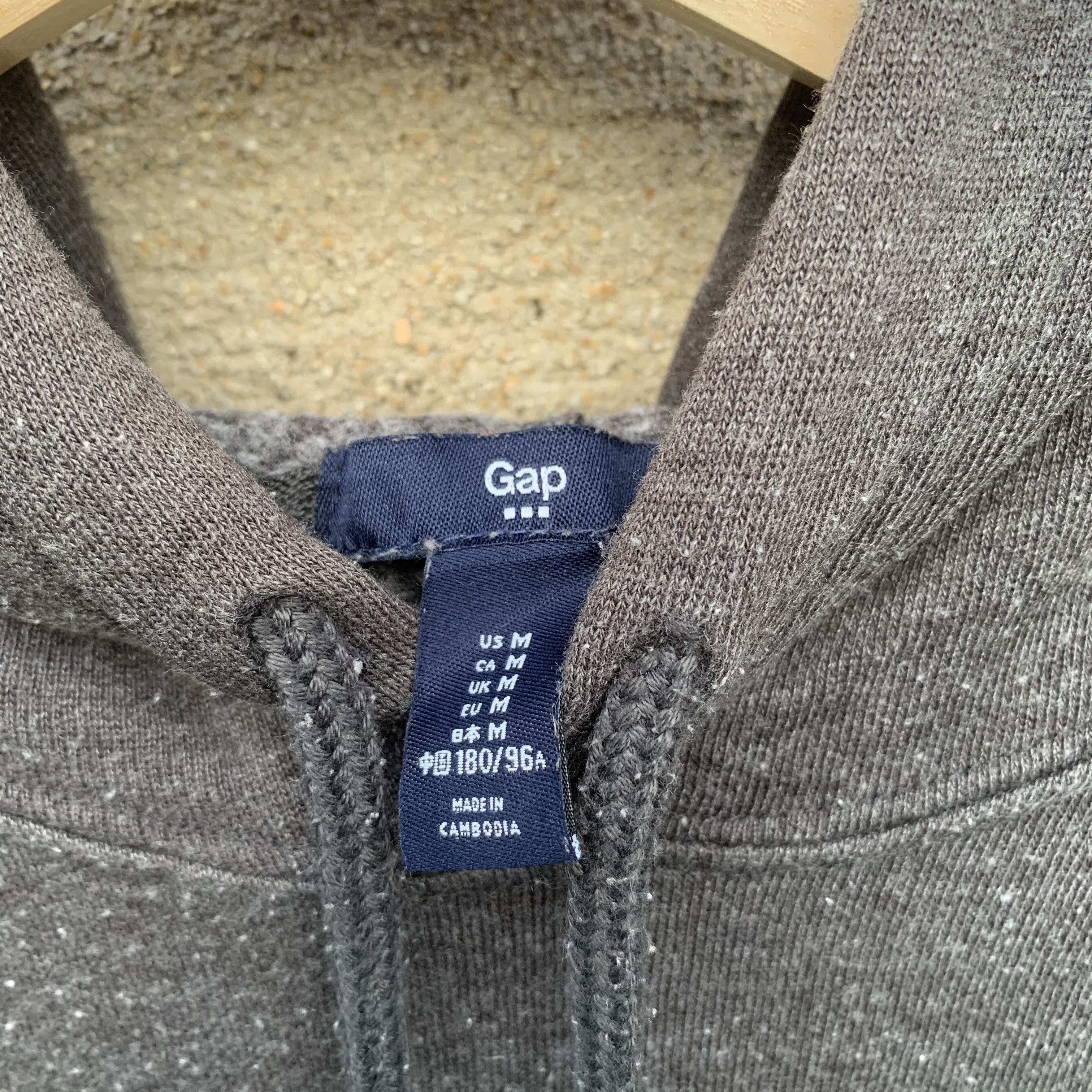 Gap Vintage Gap Spell Out American Flag Pullover Kanye Hooded Size US L / EU 52-54 / 3 - 4 Thumbnail