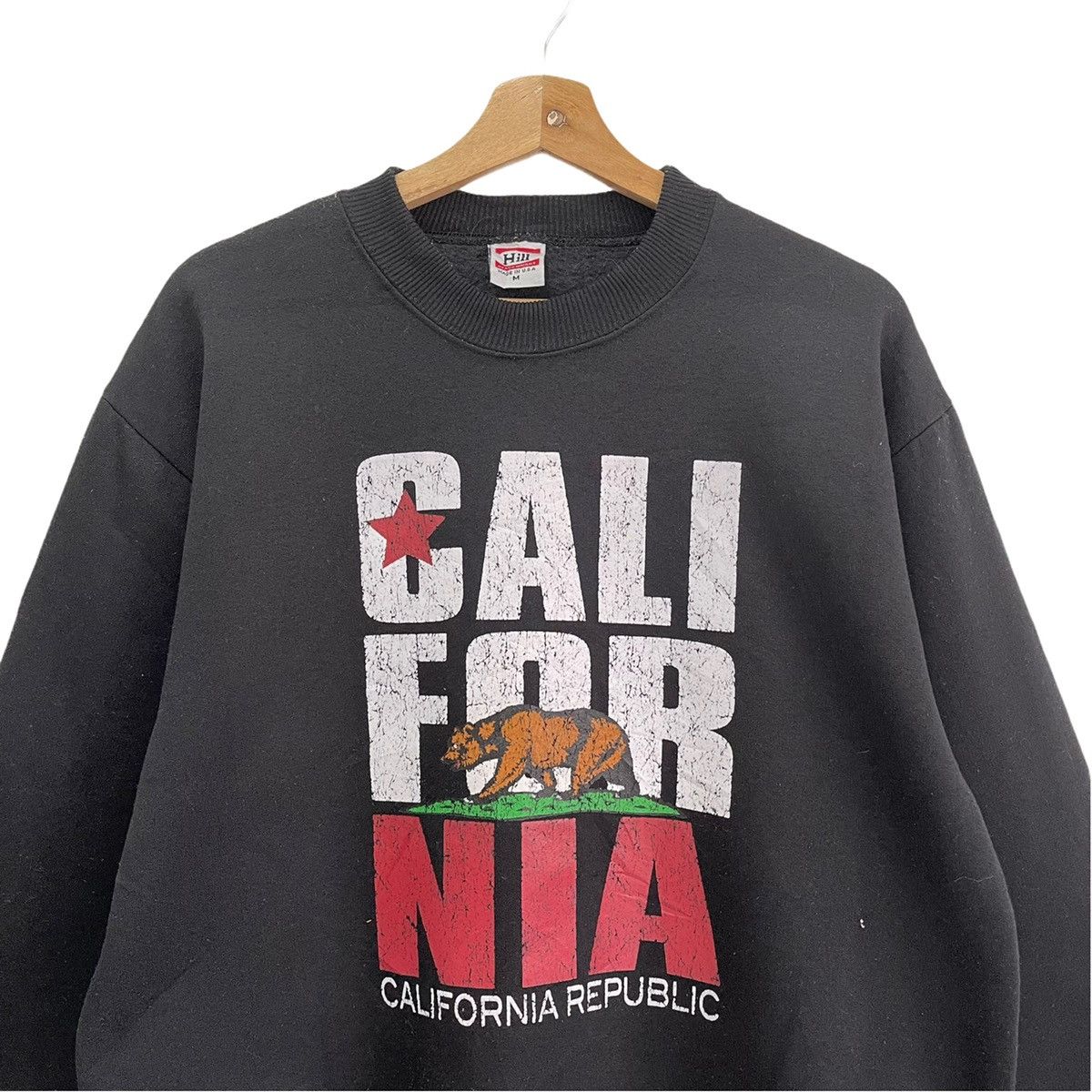 Vintage Vintage 90s California Republic Crewneck Sweatshirt Size M Size US M / EU 48-50 / 2 - 4 Thumbnail