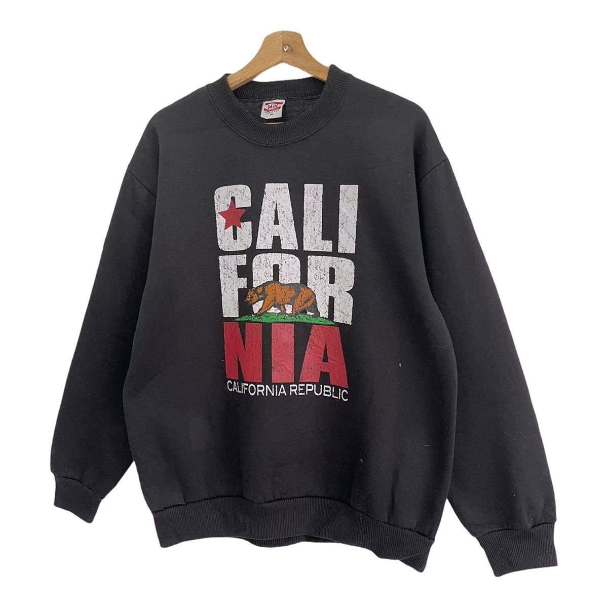 Vintage Vintage 90s California Republic Crewneck Sweatshirt Size M Size US M / EU 48-50 / 2 - 3 Thumbnail