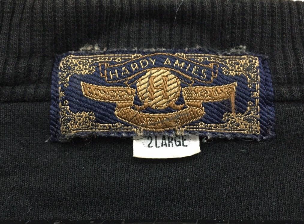Hardy Amies London Crewneck Sweatshirt Embroidery Big Logo