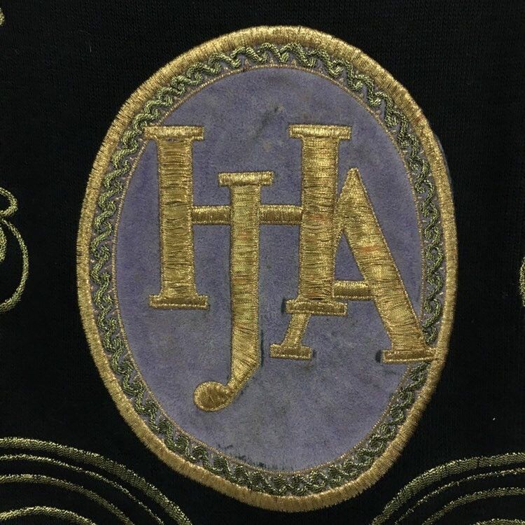 Hardy Amies London Crewneck Sweatshirt Embroidery Big Logo