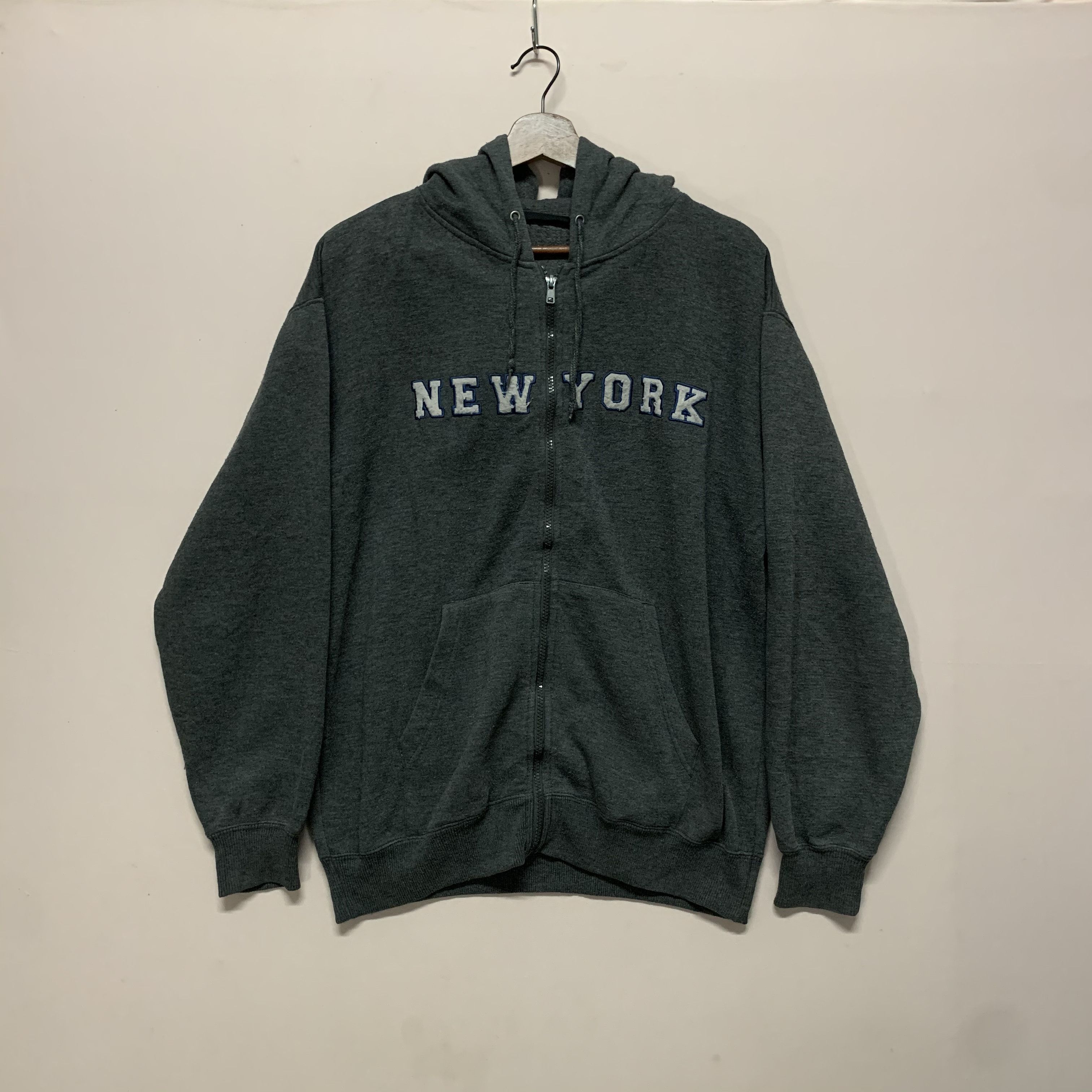 Vintage Vintage Hillcrop N.Y New York Hooded Zip Ups Sweatshirt Size US L / EU 52-54 / 3 - 1 Thumbnail