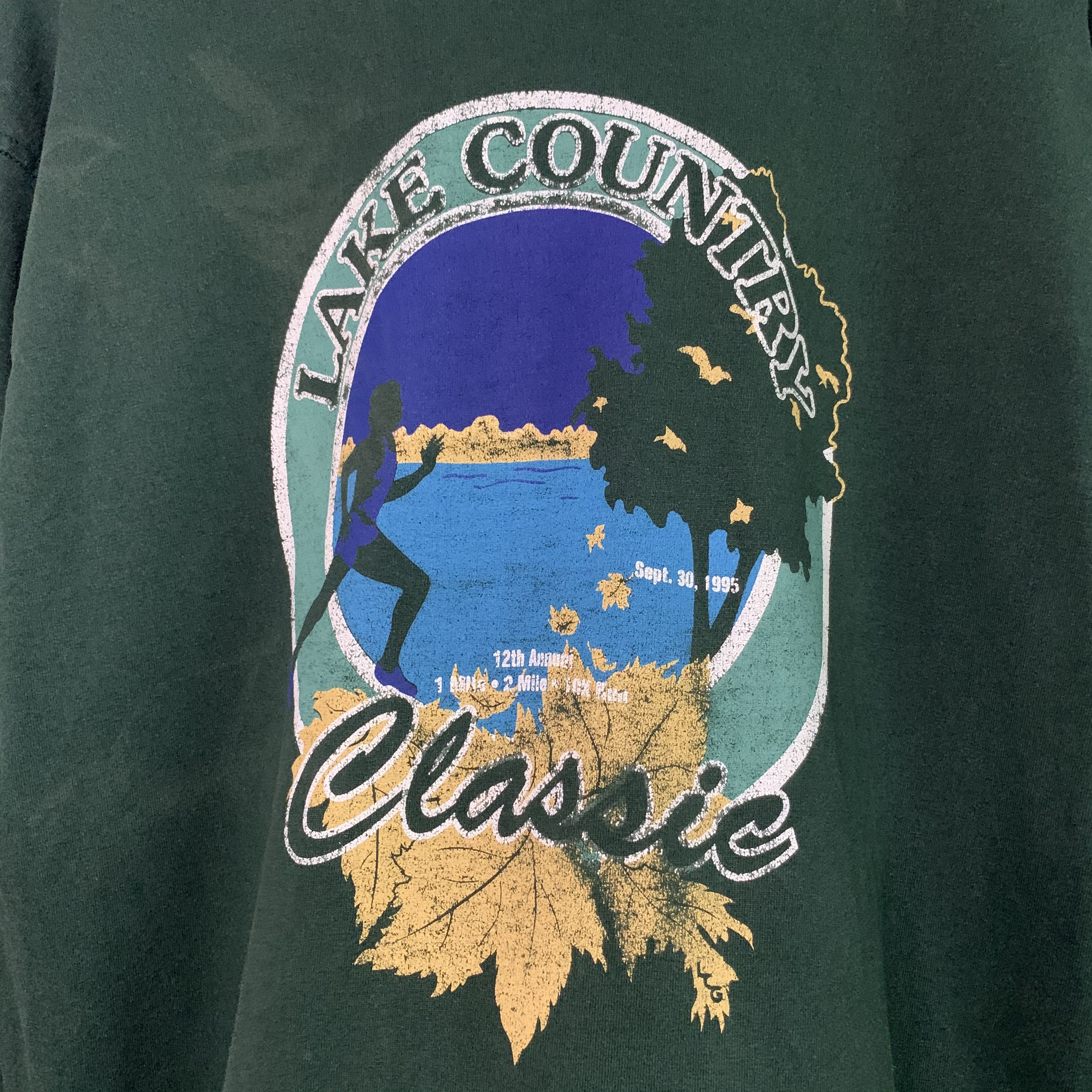 Fruit Of The Loom 90s Vintage Lake Count Classic Crewneck Sweatshirt Size US M / EU 48-50 / 2 - 2 Thumbnail