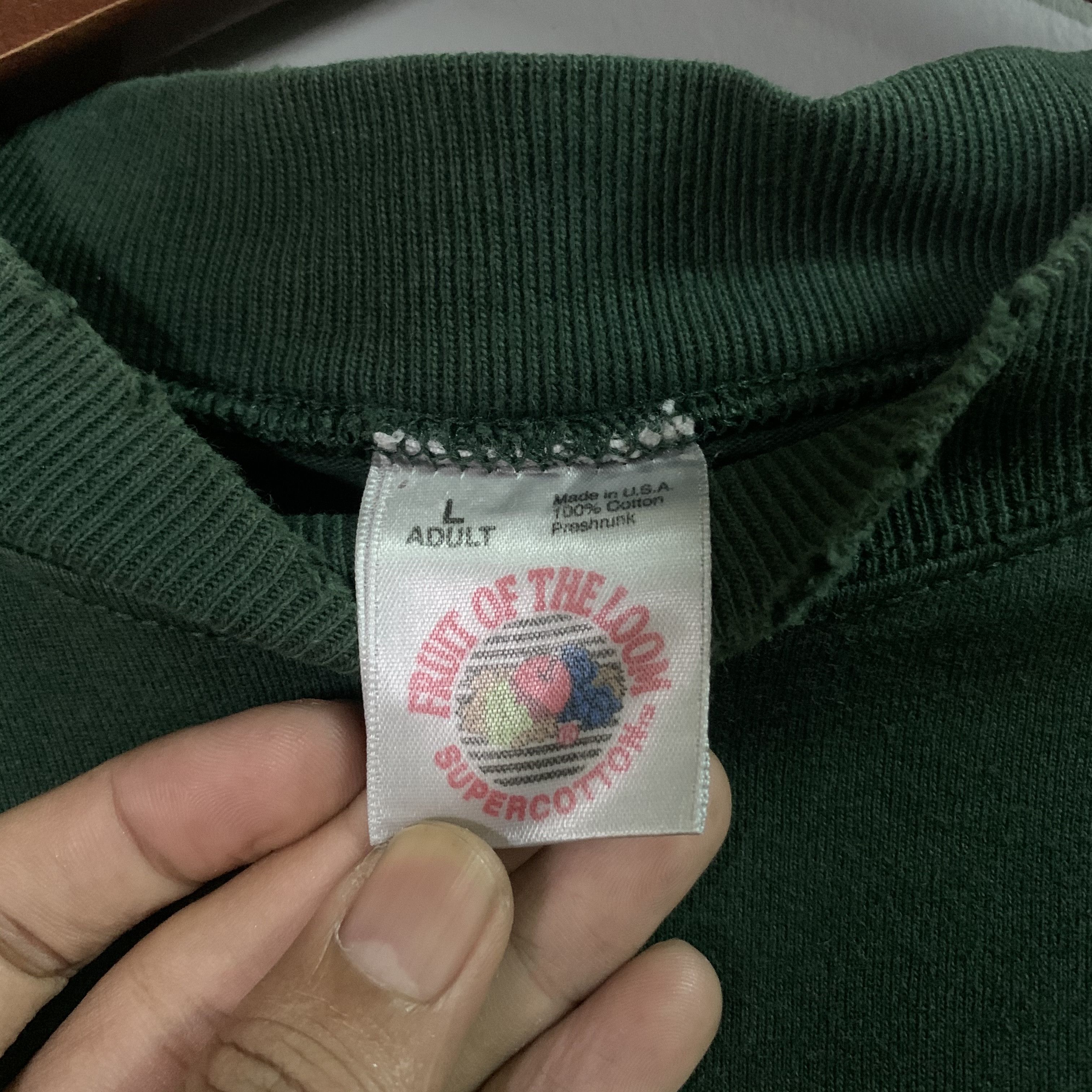 Fruit Of The Loom 90s Vintage Lake Count Classic Crewneck Sweatshirt Size US M / EU 48-50 / 2 - 5 Thumbnail