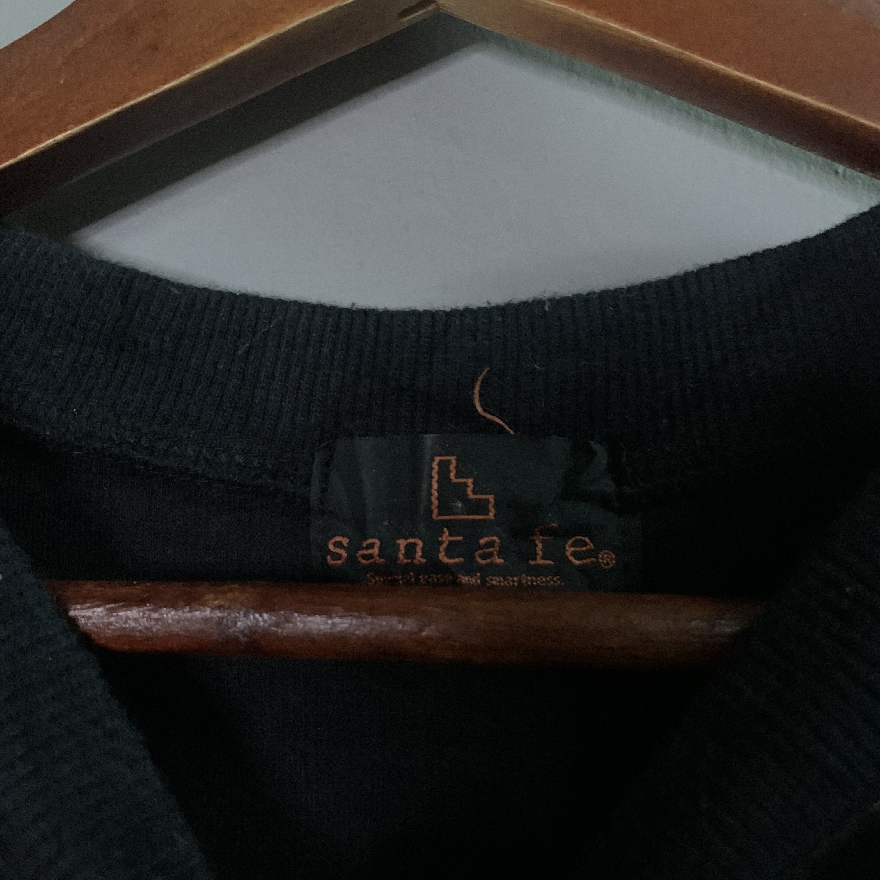 Japanese Brand Vintage Santa Fe Spell Out Embroidery Crewneck Sweater Size US M / EU 48-50 / 2 - 5 Thumbnail